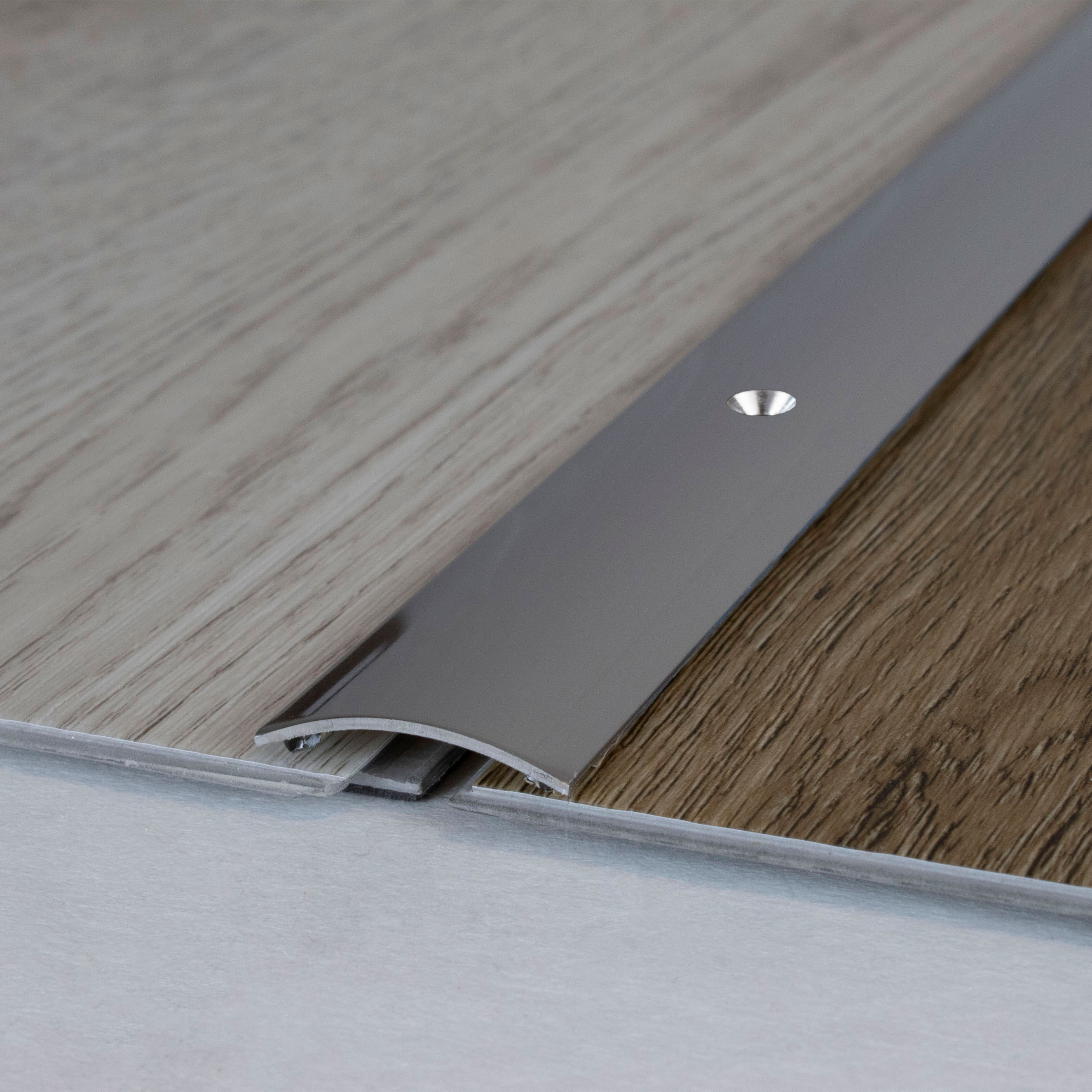 PROVISTON Übergangsprofil Rotterdam Breite 28 mm Übergangsschiene Edelstahl