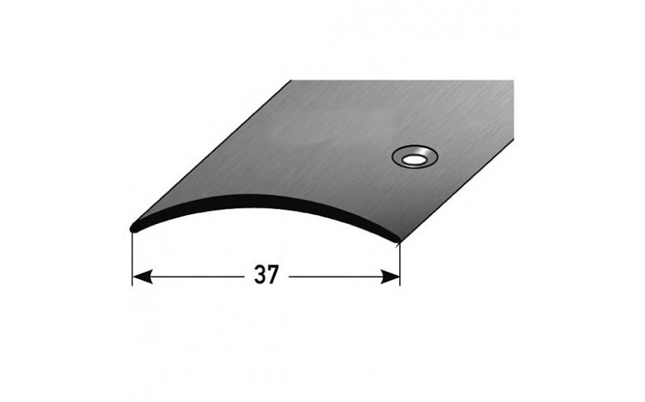 PROVISTON Übergangsprofil Kampen Höhe 4.5 mm Breite 37 mm Übergangsschiene Edelstahl