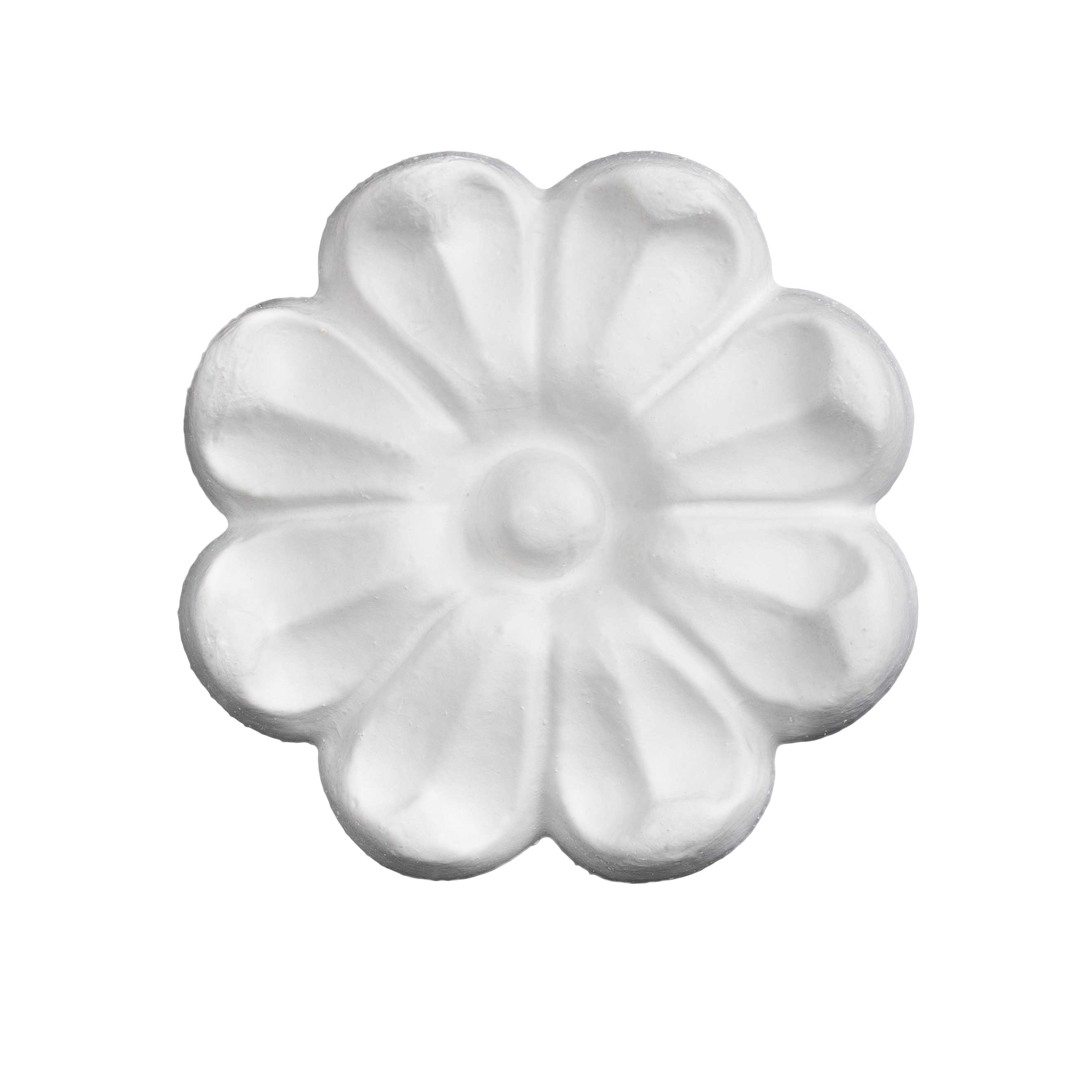 Stuckrosette R17 80 mm Deckenrosette Polyurethan Weiß NMC ARSTYL