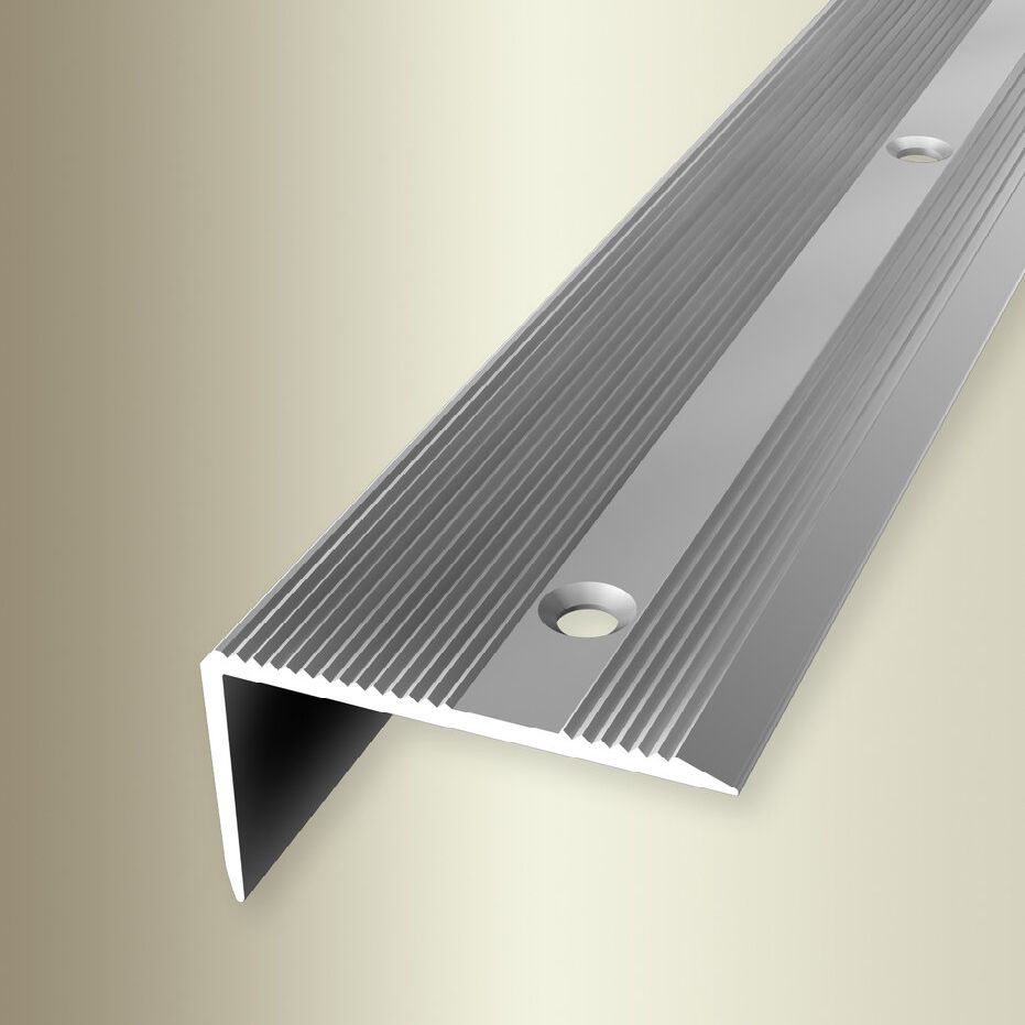 Küberit Treppenkanten- & Winkelprofile H 25 mm B 40 mm Einfasshöhe 0 - 22 mm Alu elox