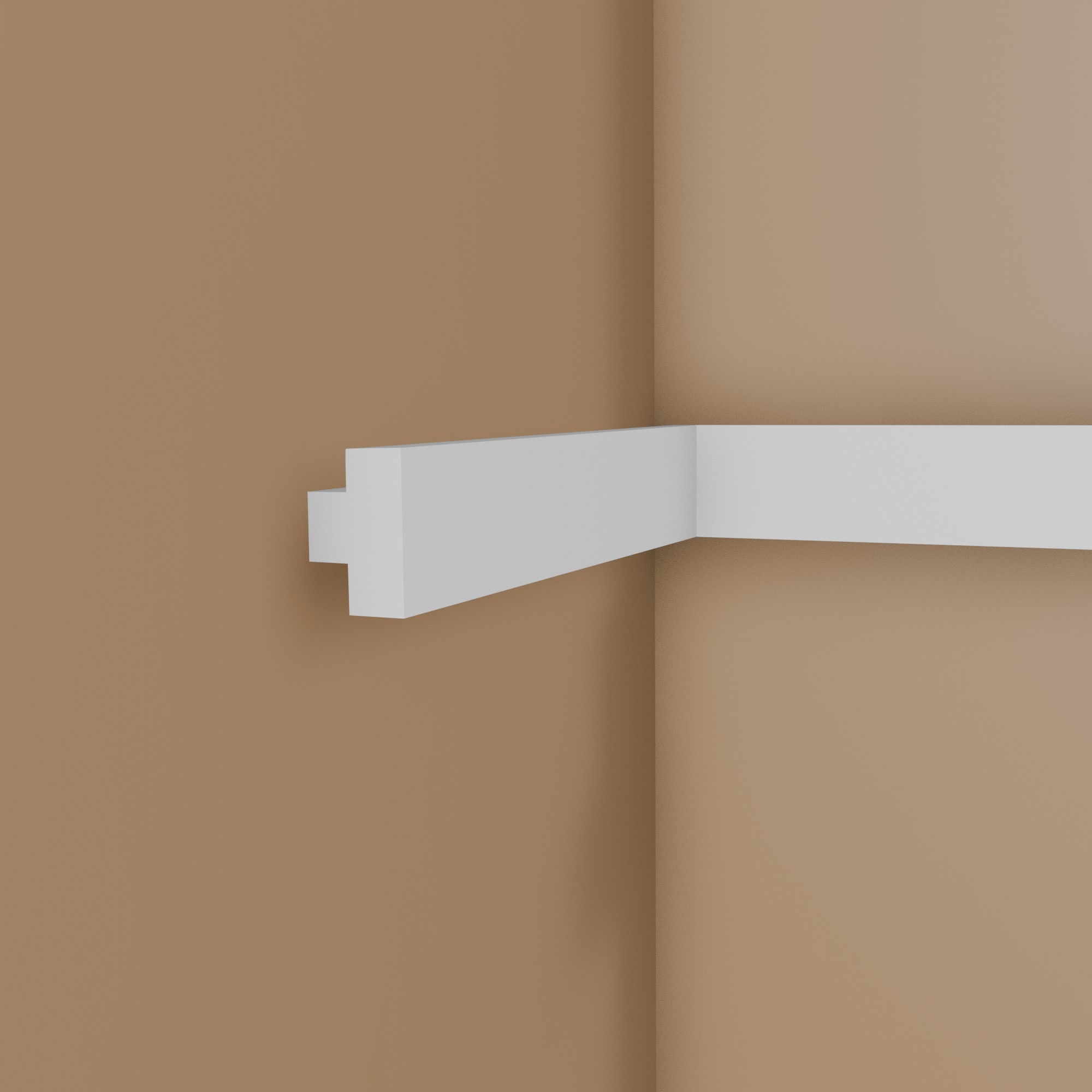 NMC Zierleiste T4 NOMASTYL 30 x 20 x 2000 mm Polystyrol weiß Wandleiste