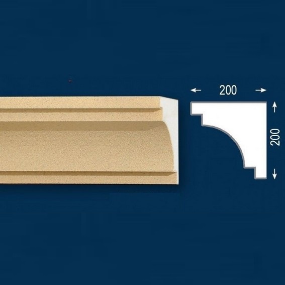 Wiesemann | Fassadenelement "FP31-b" | Endstück links | Fassadenstuck | Beschichtet