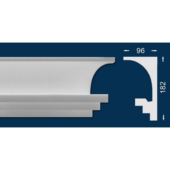 Lichtleiste "Wiesemann LL9" - Stuckleiste für indirekte Beleuchtung