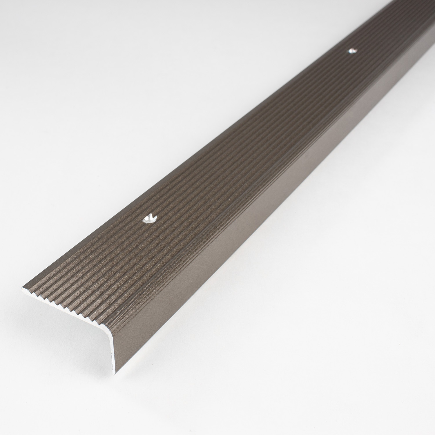 Auer Treppenkanten- & Winkelprofile Fondi H 23 mm B 40 mm Abriebfest Spezialemailliert Alu