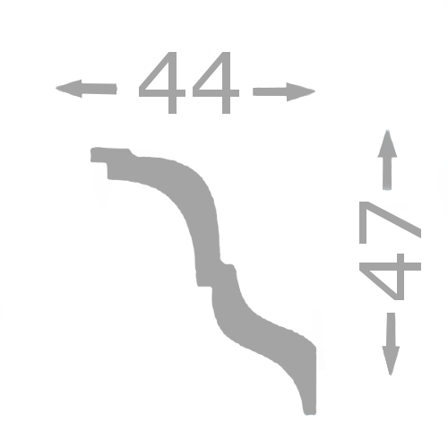 Stuckleiste "Budapest 4"-2