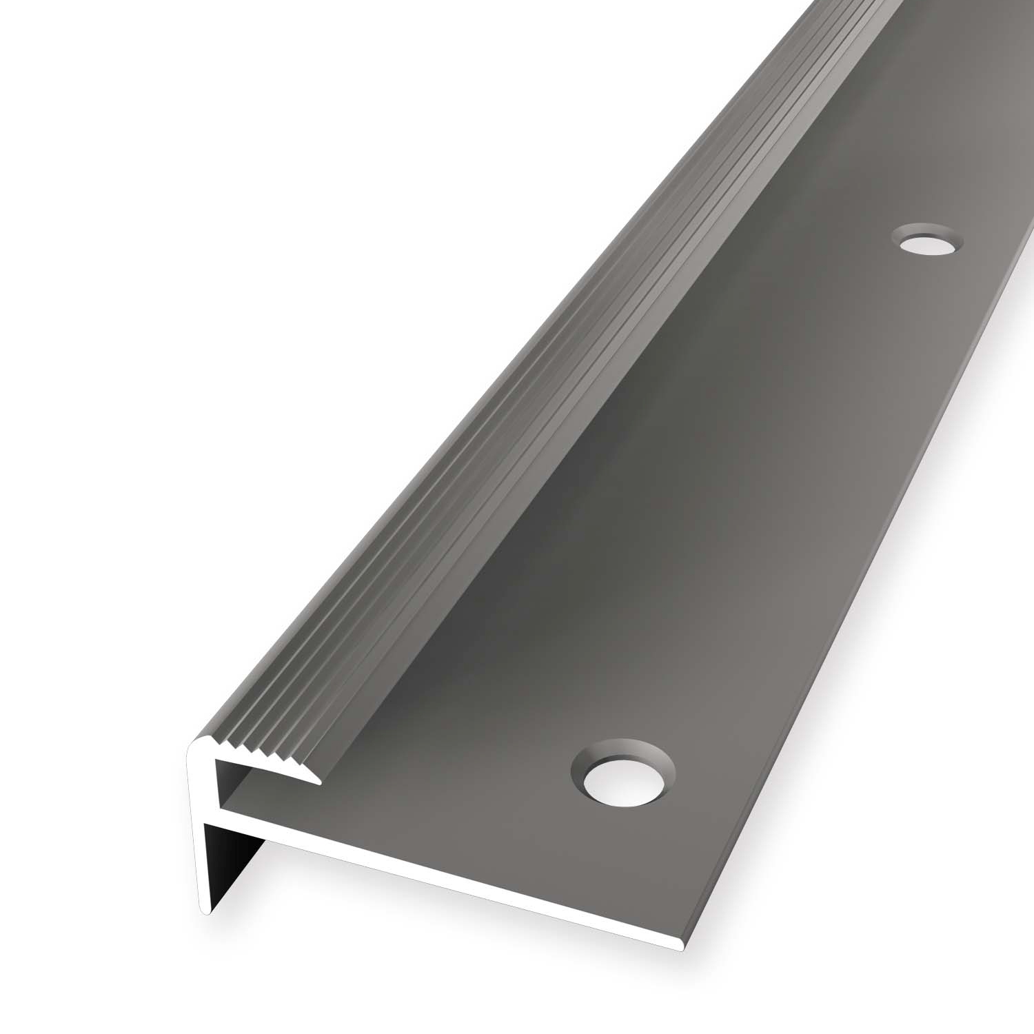 Treppenprofil 15 x 30 mm Aluminium Treppenkantenprofil Winkelprofil Geriffelt versch. Längen Küberit