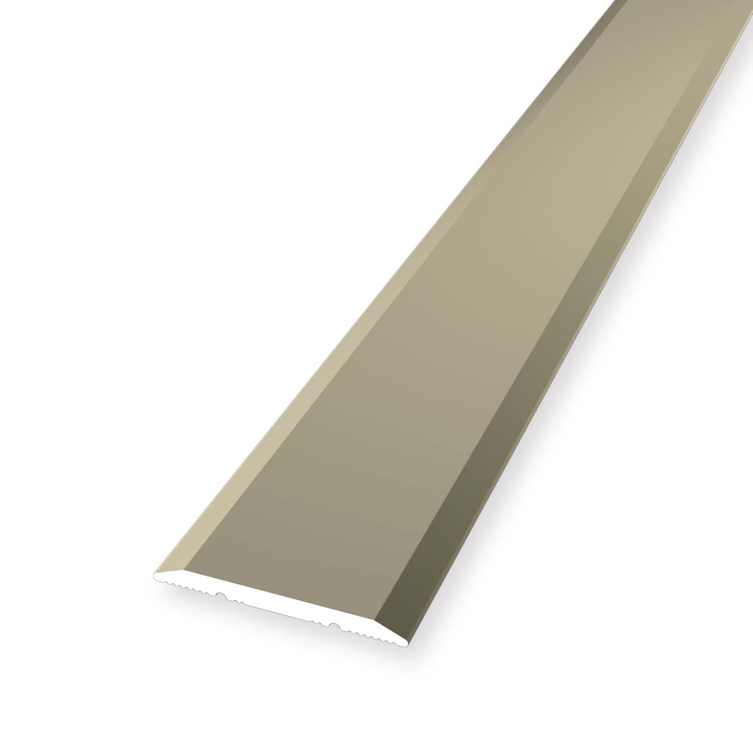 Übergangsschiene 2 x 25 x 1000 mm Aluminium Übergangsprofil Glatt Sand Küberit