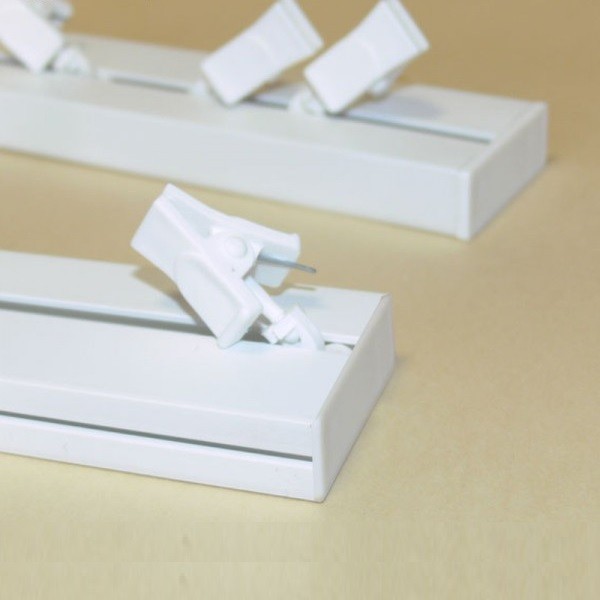 Endstück für einschienige Gardinenschiene / Vorhangschiene