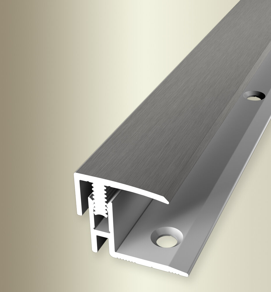 PROVISTON Einfass- & Abschlussprofile Breite 21 mm Einfasshöhe 12 - 17 mm Alu eloxiert