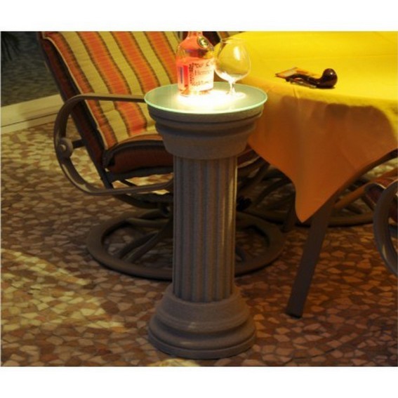 Dekosäule Rosarno 166 beschichtet mit LED weiß