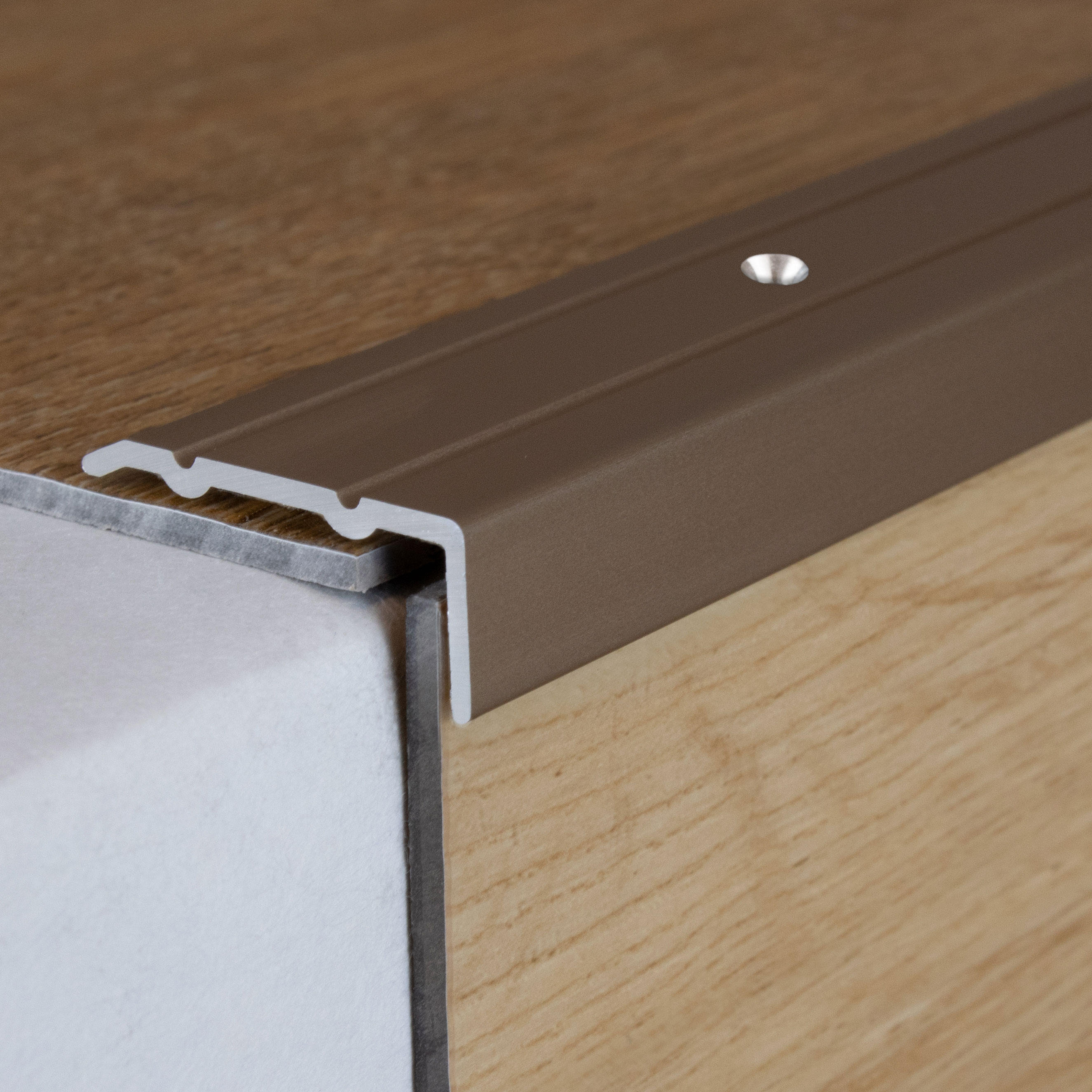 PROVISTON Treppenkanten- & Winkelprofile Salerno Breite 24.5 mm Aluminium