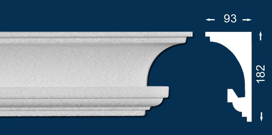 Lichtleiste "Wiesemann LL3" - Stuckleiste für indirekte Beleuchtung