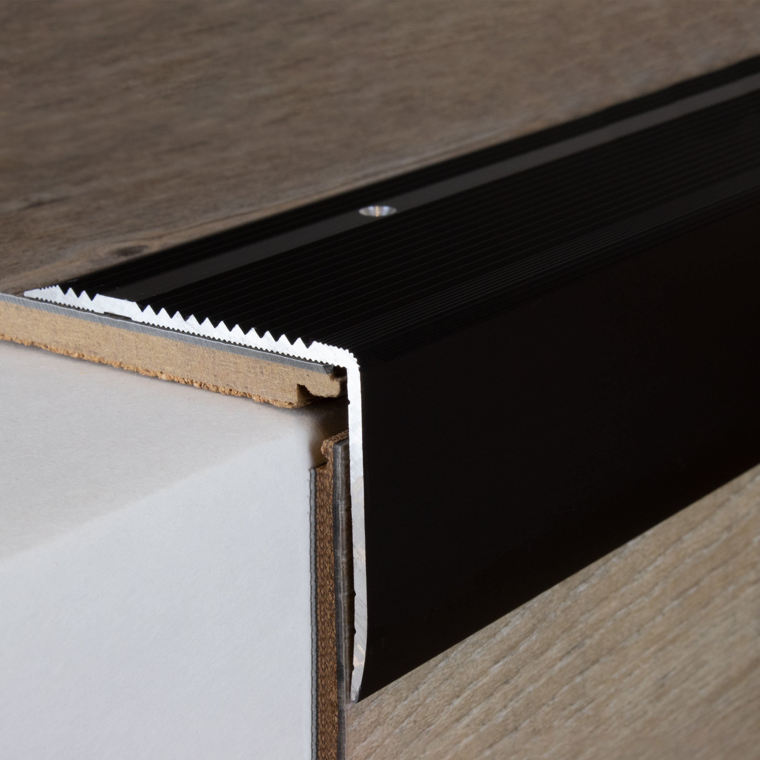 PROVISTON Treppenkanten- & Winkelprofile Höhe 55 mm Breite 69 mm Aluminium eloxiert