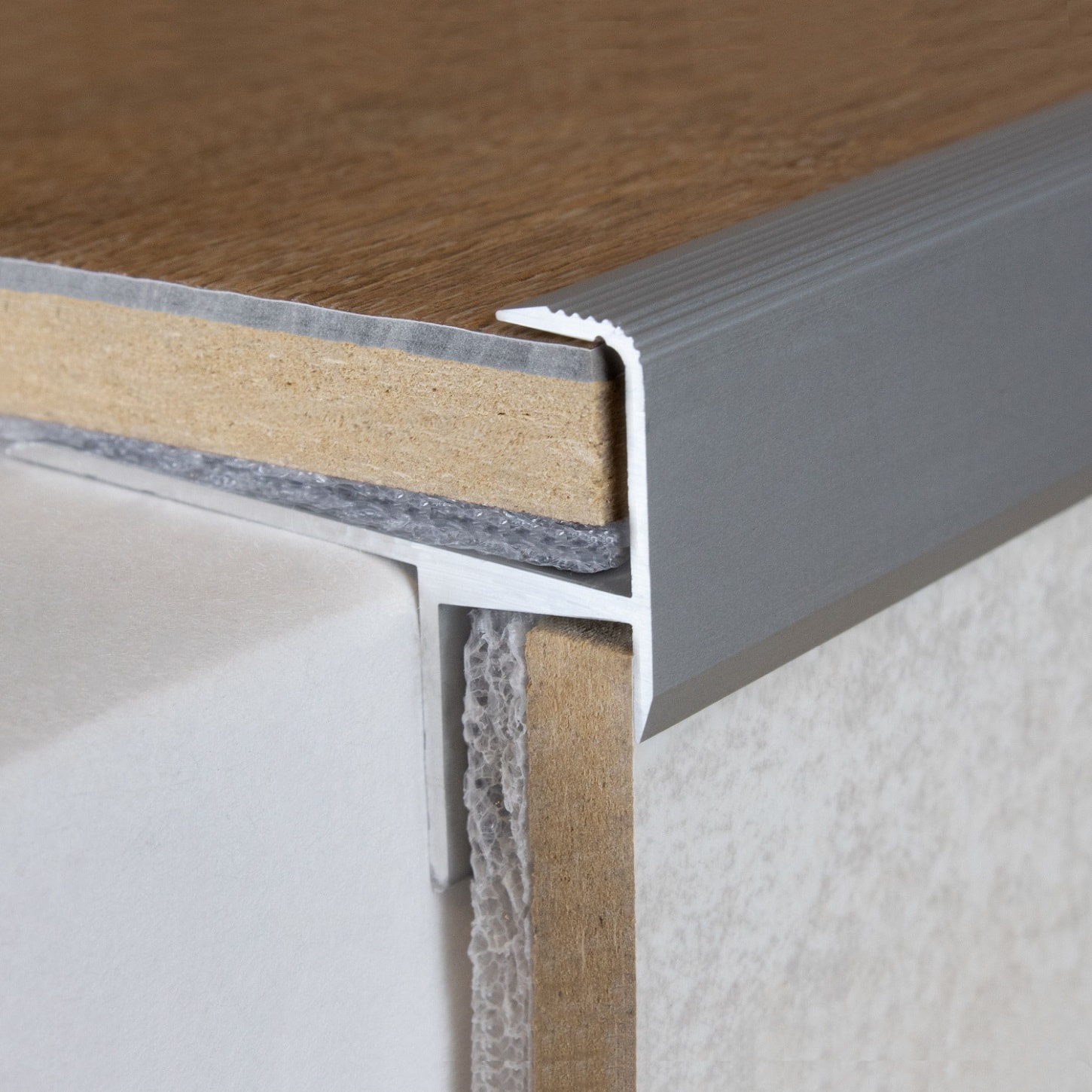 PROVISTON Treppenkanten- & Winkelprofile Cardale H 34.8 mm B 47.8 mm Einfasshöhe 13.3 mm