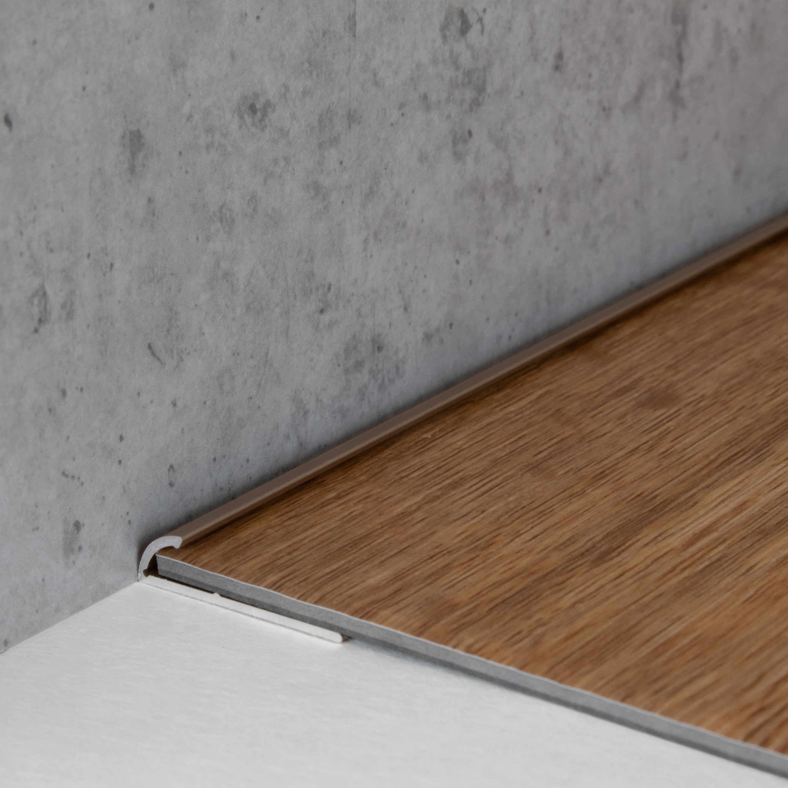 Abschlussprofil Höhe 4 mm Breite 25 mm Einfassbreite 6 mm Einfassprofil Aluminium PROVISTON