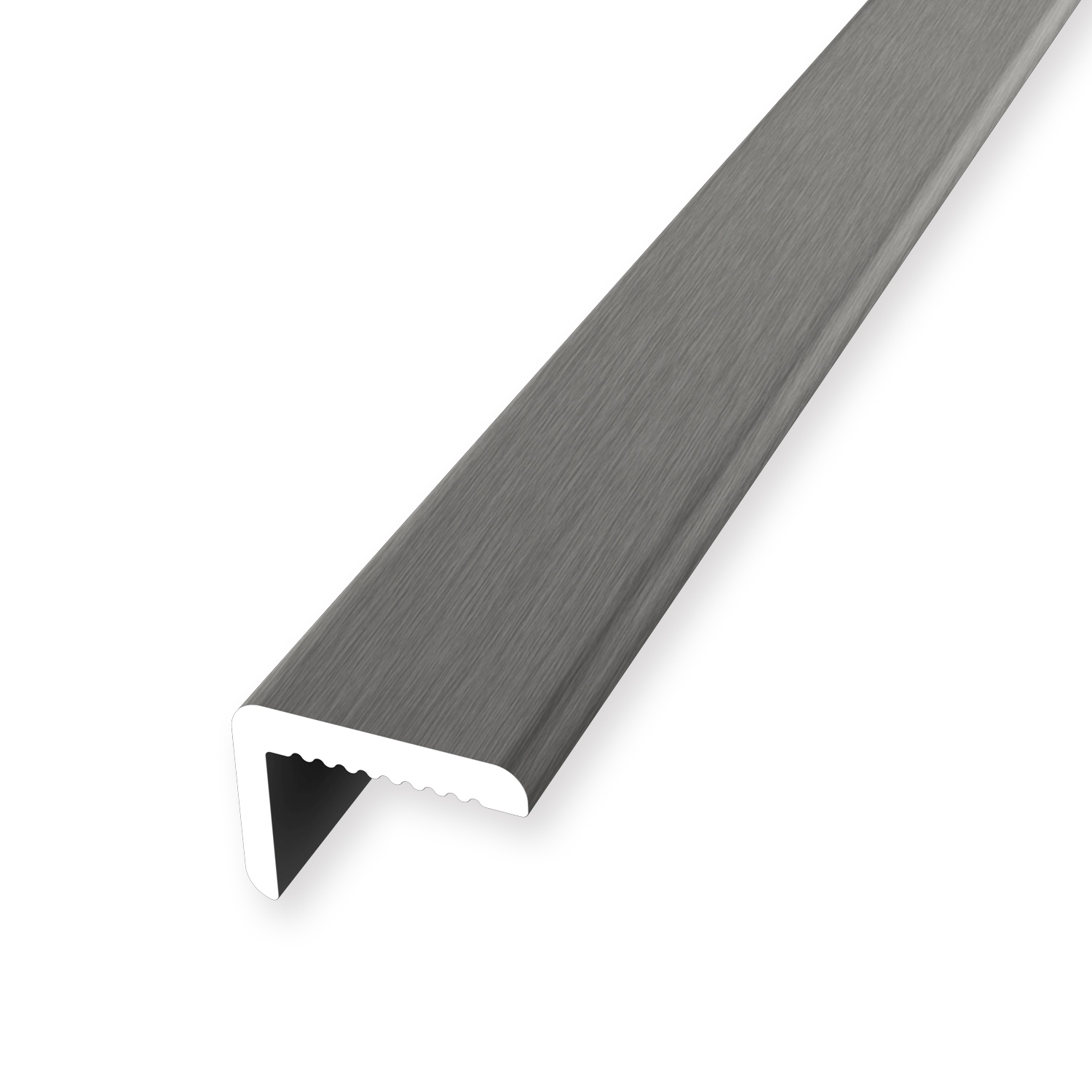Treppenkantenprofil 7 x 9.2 x 2550 mm Aluminium Winkelprofil Glatt Ungebohrt versch. Farben Küberit