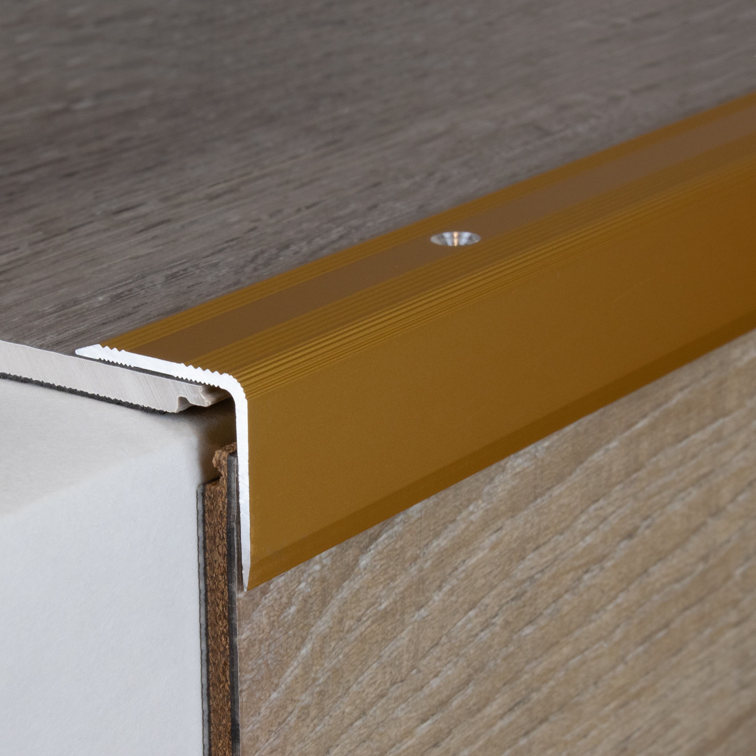 PROVISTON Treppenkanten- & Winkelprofile Orvieto Höhe 29 mm Breite 27 mm Aluminium eloxiert