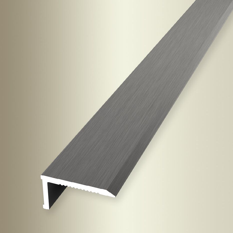 Küberit Treppenkanten- & Winkelprofile H 8.5 mm B 15 mm L 2700 mm Aluminium eloxiert