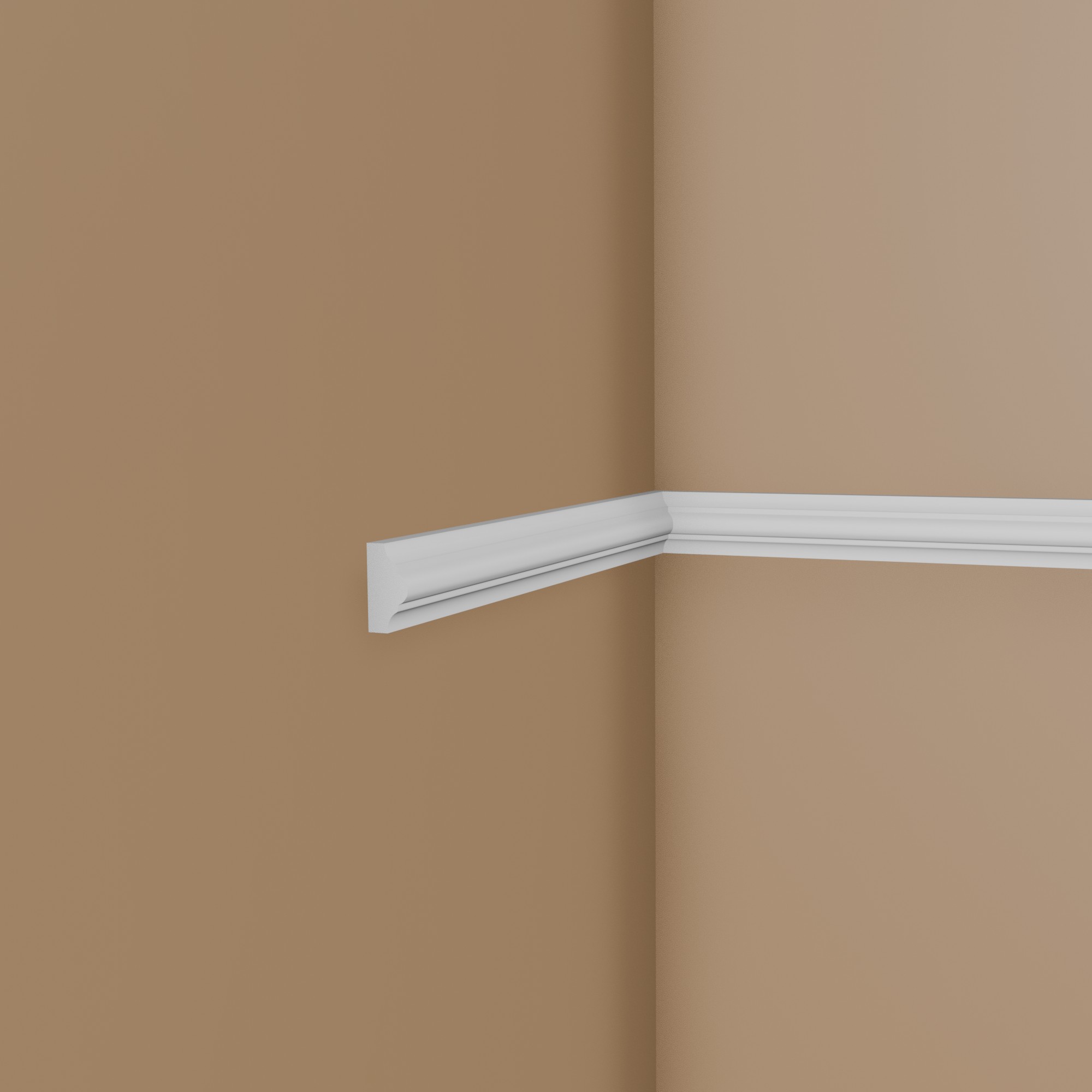 NMC Zierleiste SP3 ARSTYL Polyurethan 23 x 13 x 2000 mm Weiß Wandleiste