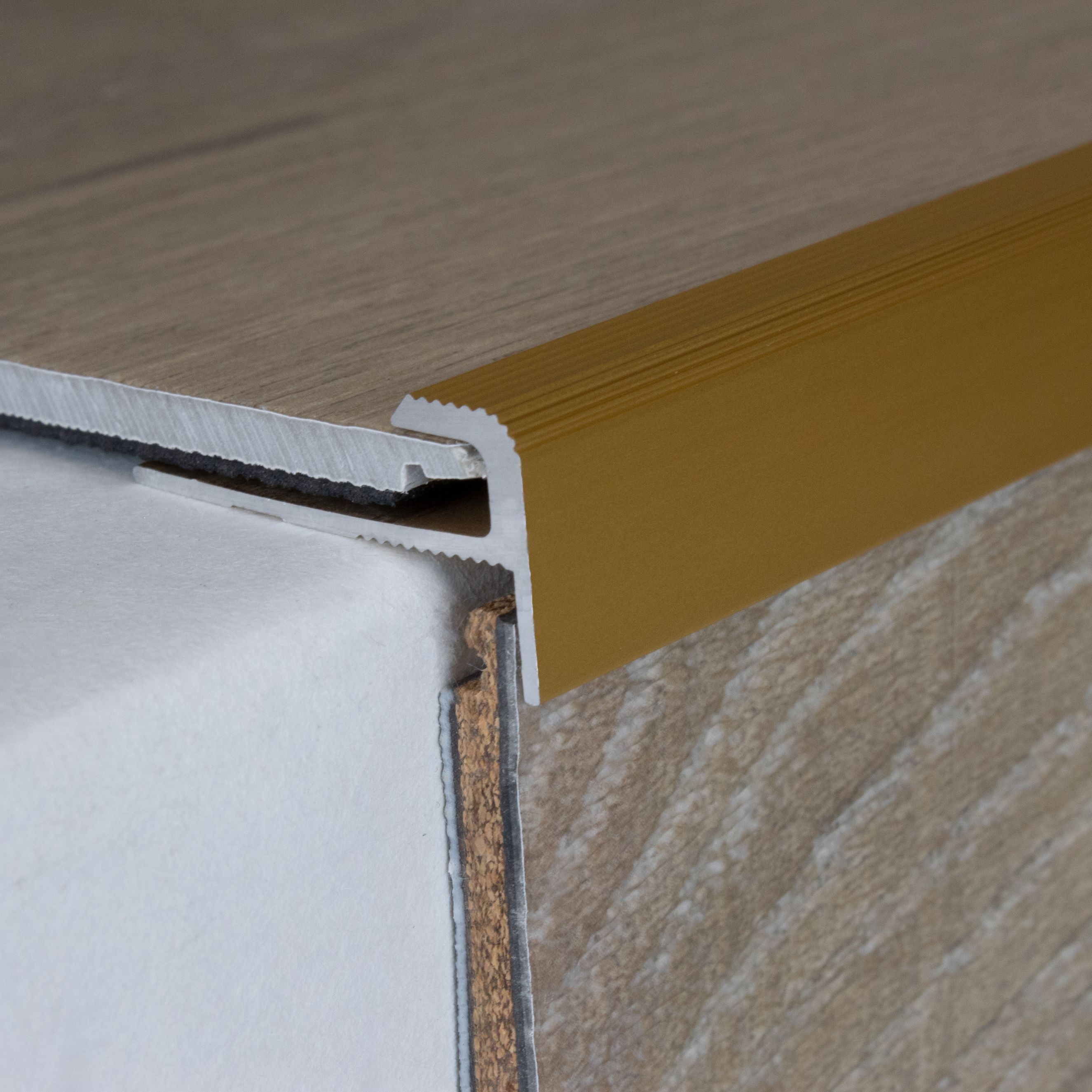 PROVISTON Abschlussprofil Höhe 12 mm Breite 28 mm Einfasshöhe 5 mm Einfassprofil Aluminium