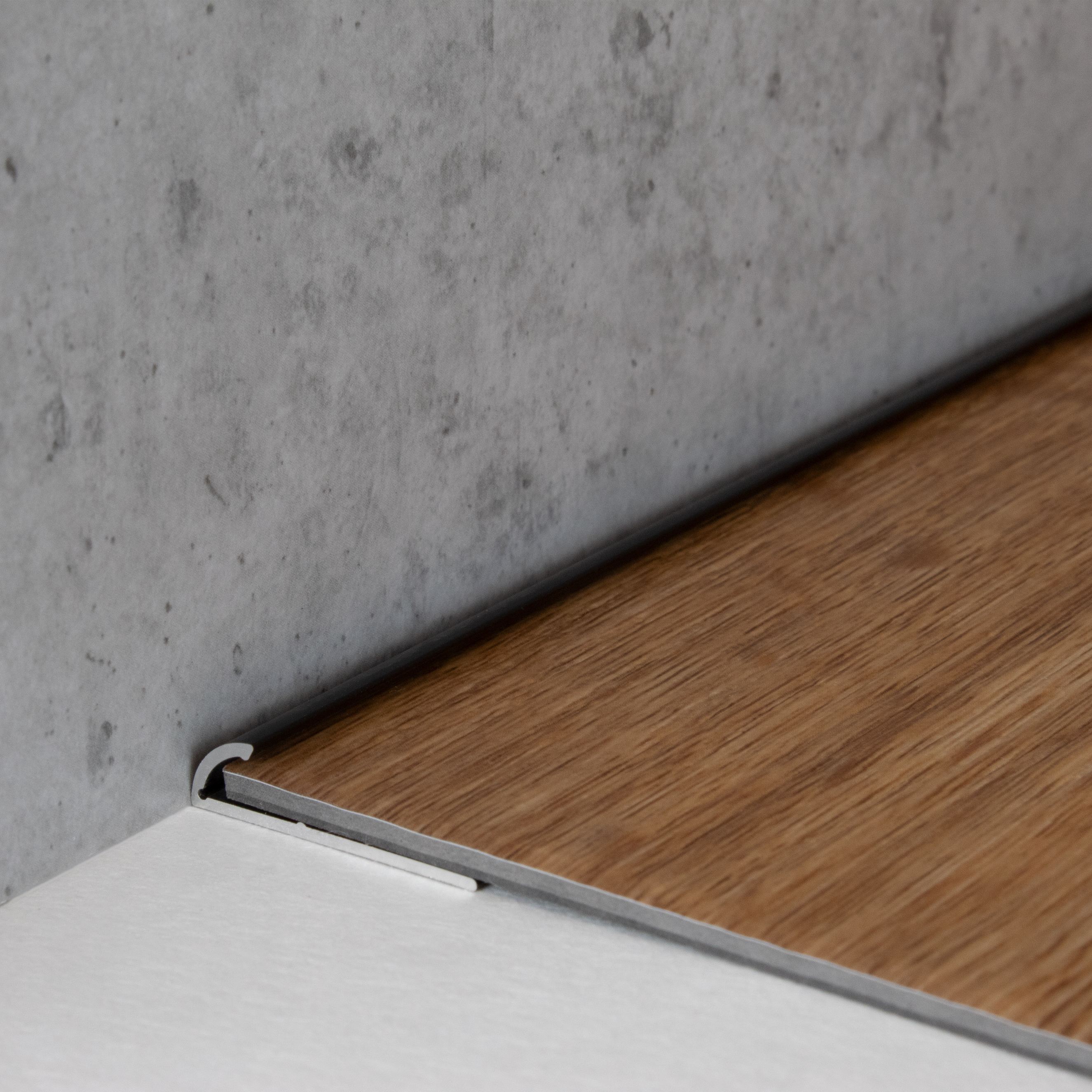 Abschlussprofil Höhe 4 mm Breite 25 mm Einfassbreite 6 mm Einfassprofil Aluminium PROVISTON