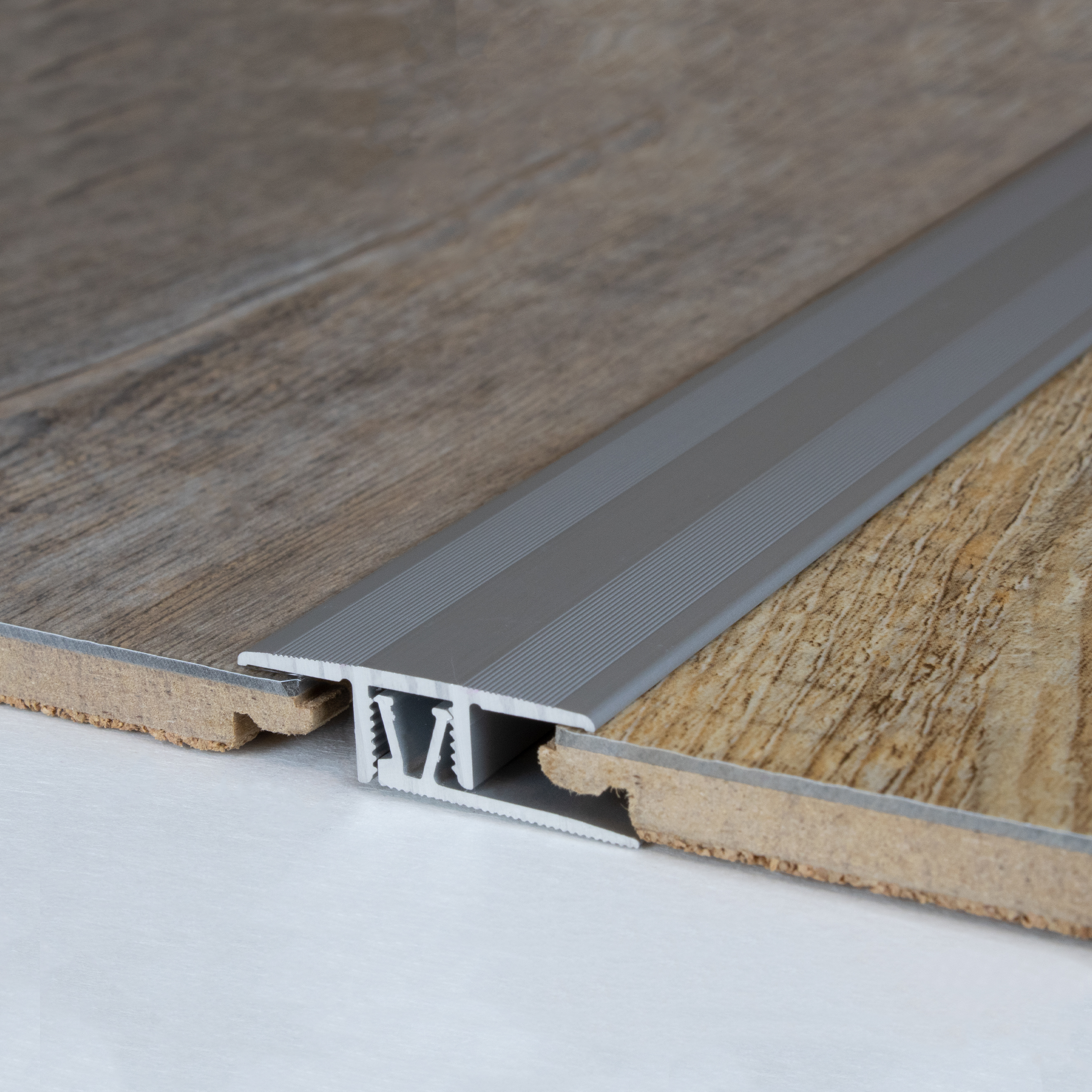 PROVISTON Übergangsprofil Welland Einfasshöhe 7 - 10 mm Übergangsschiene Aluminium eloxiert