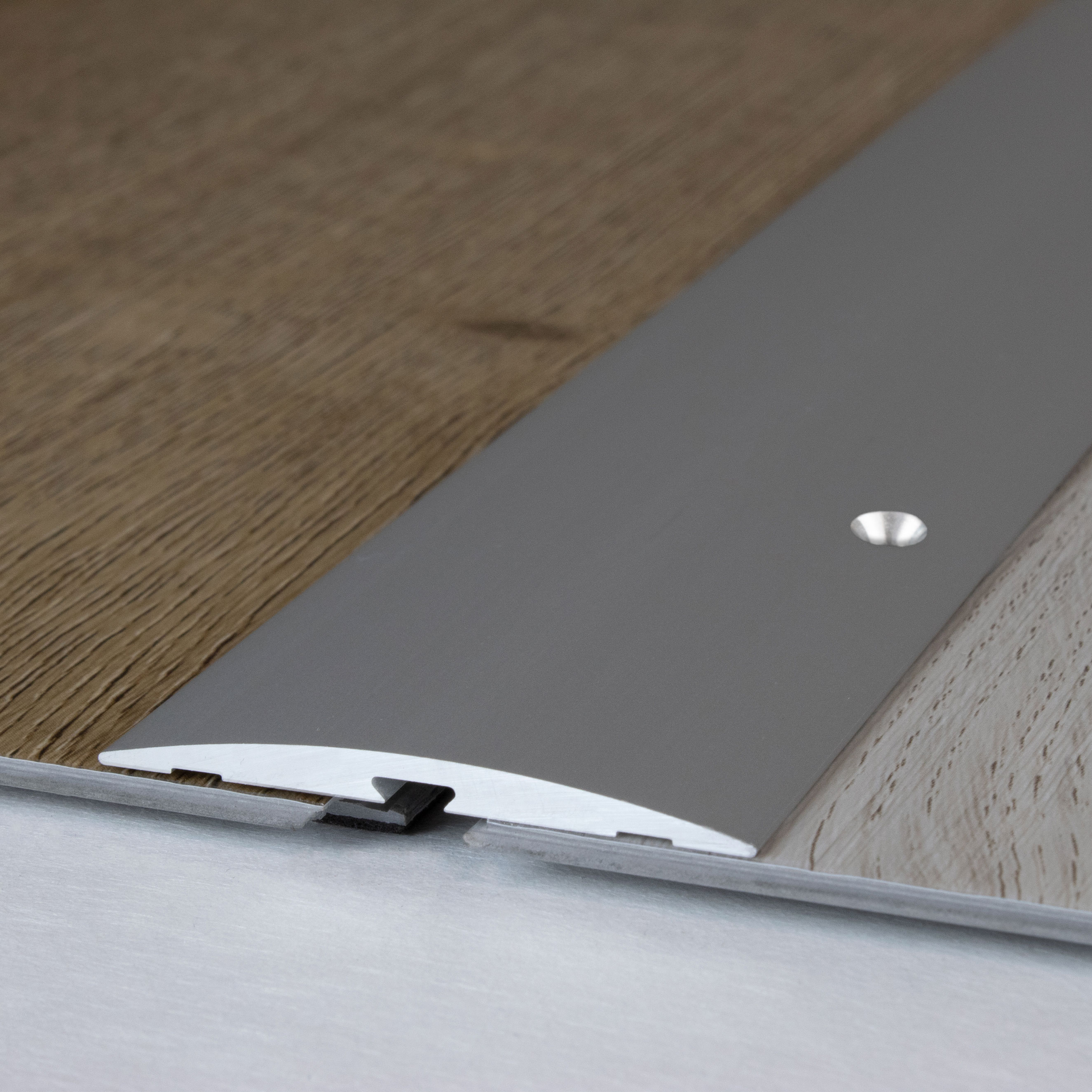 PROVISTON Übergangsprofil Brecht H 4 mm B 50 mm Übergangsschiene Aluminium eloxiert