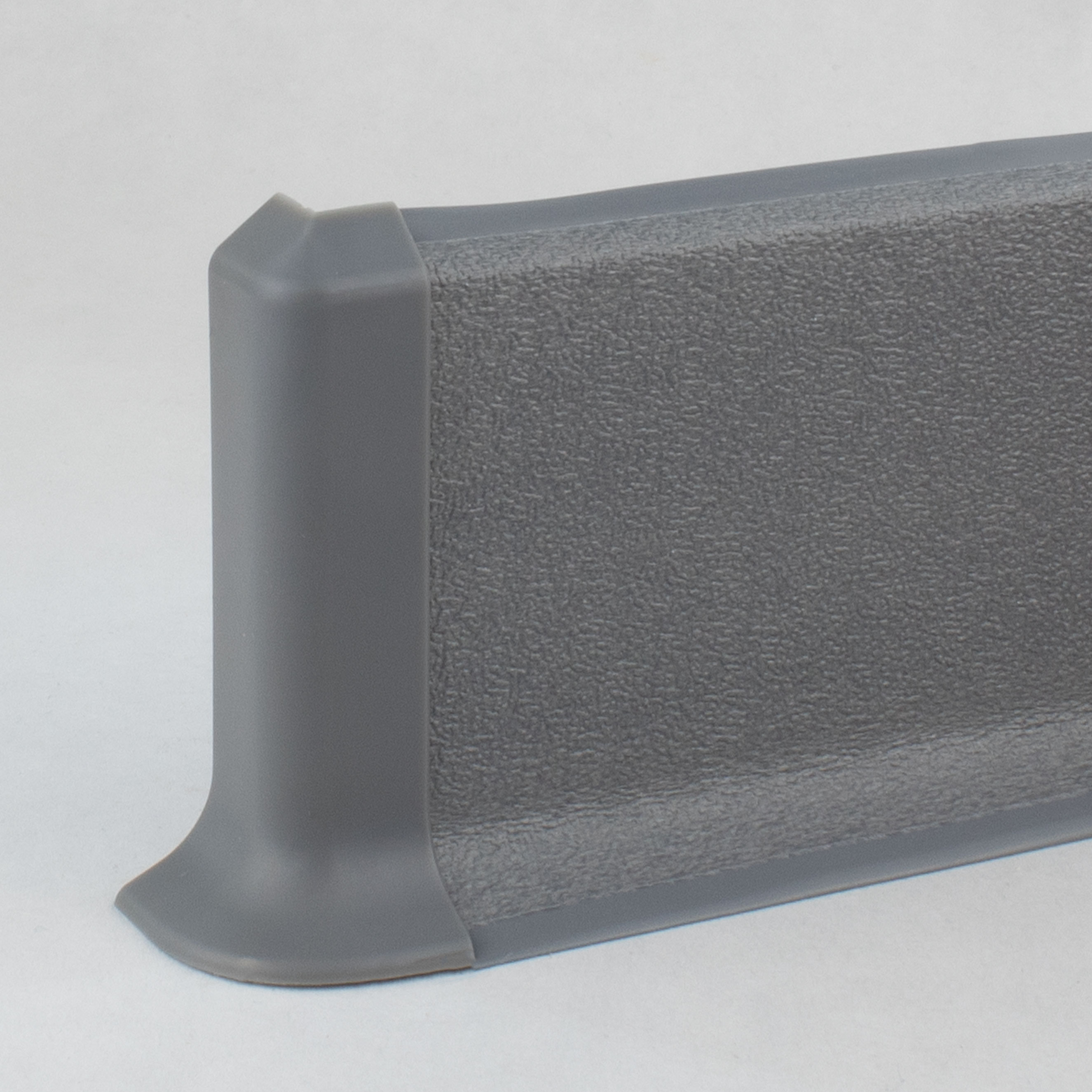 Außenecken für Sockelleiste "Rimini" Kunststoff 12.8 x 60 mm Grau by PROVISTON