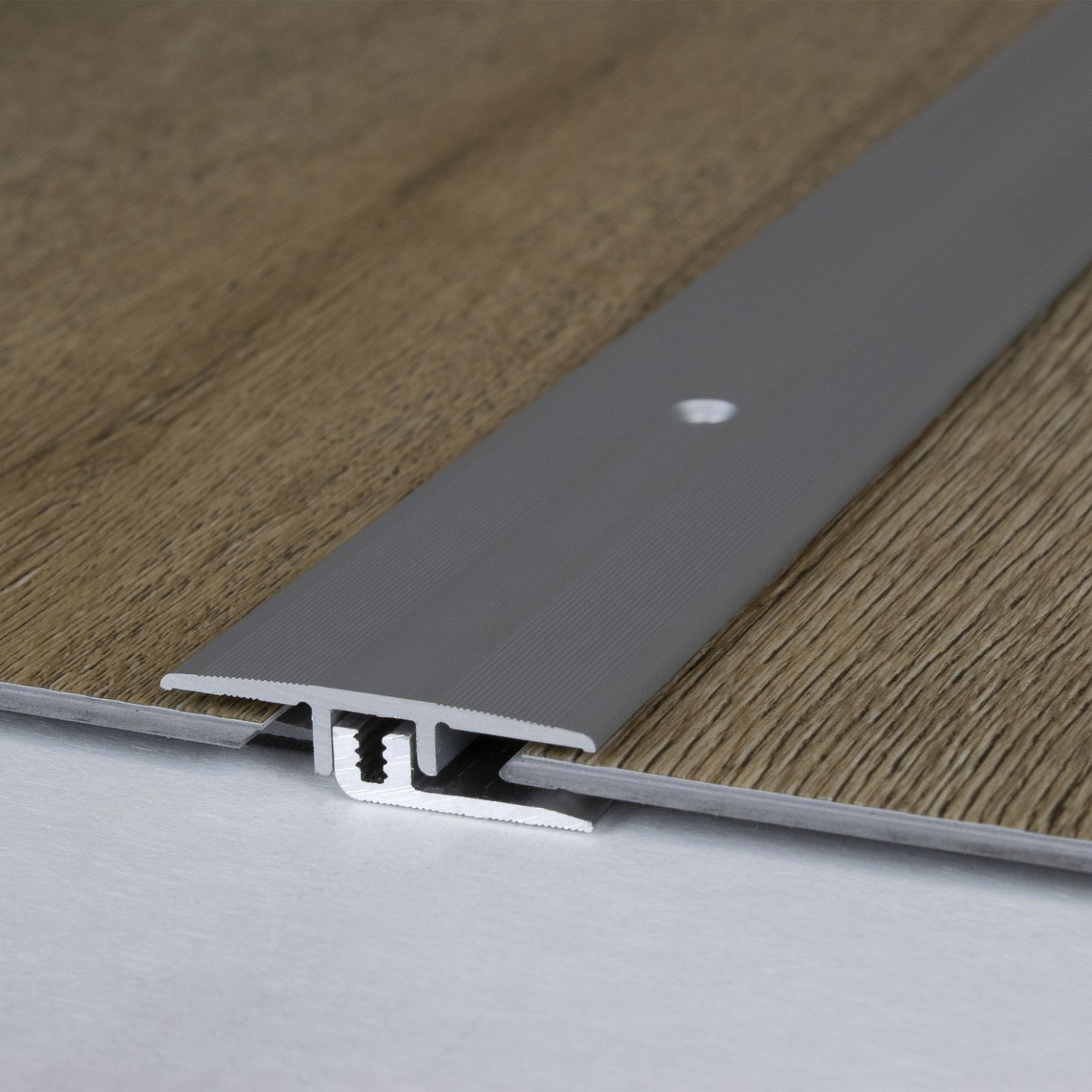 PROVISTON Übergangsprofil Richmond B 33 mm Einfasshöhe 5 - 9 mm Übergangsschiene Alu elox