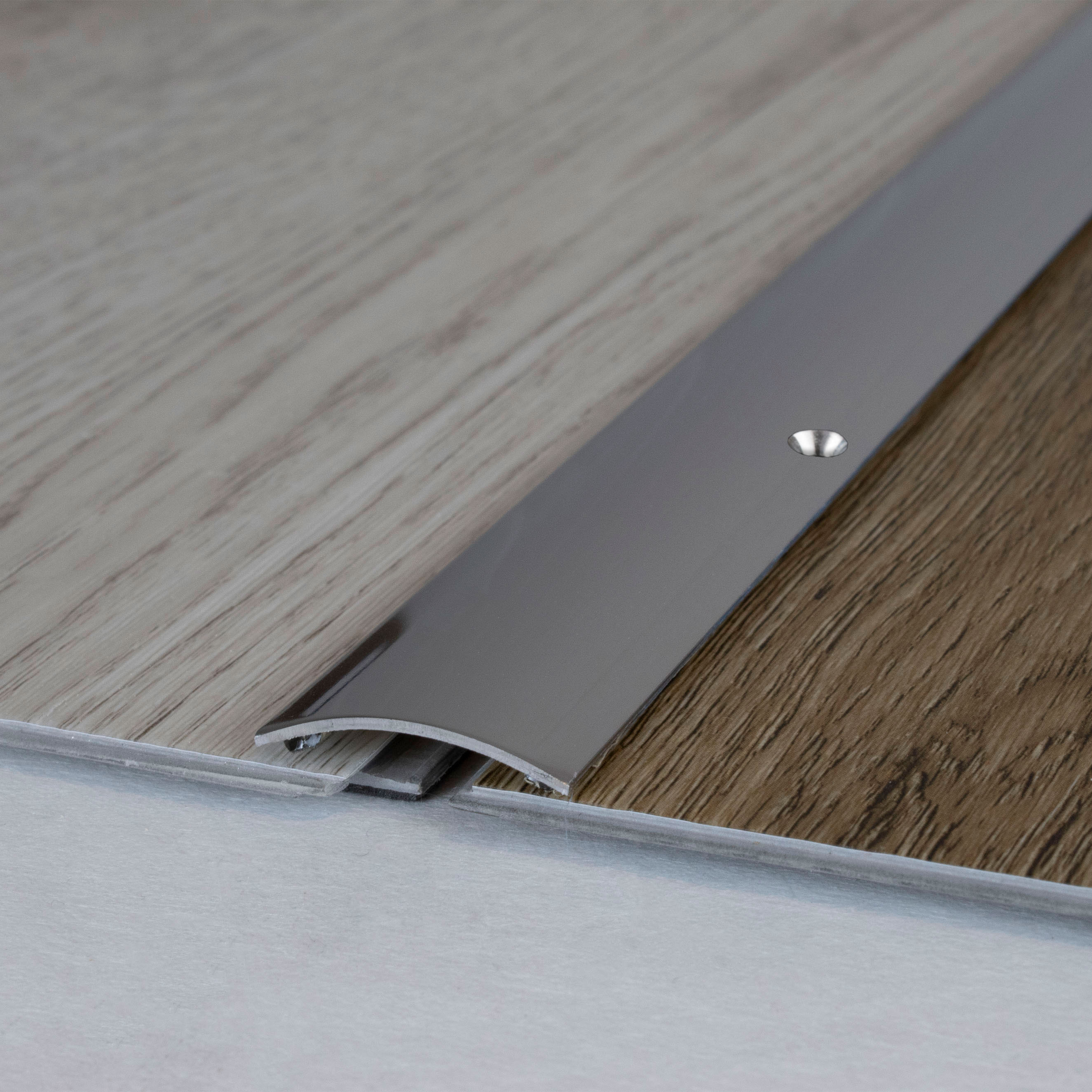 PROVISTON Übergangsprofil Rotterdam Breite 28 mm Übergangsschiene Edelstahl