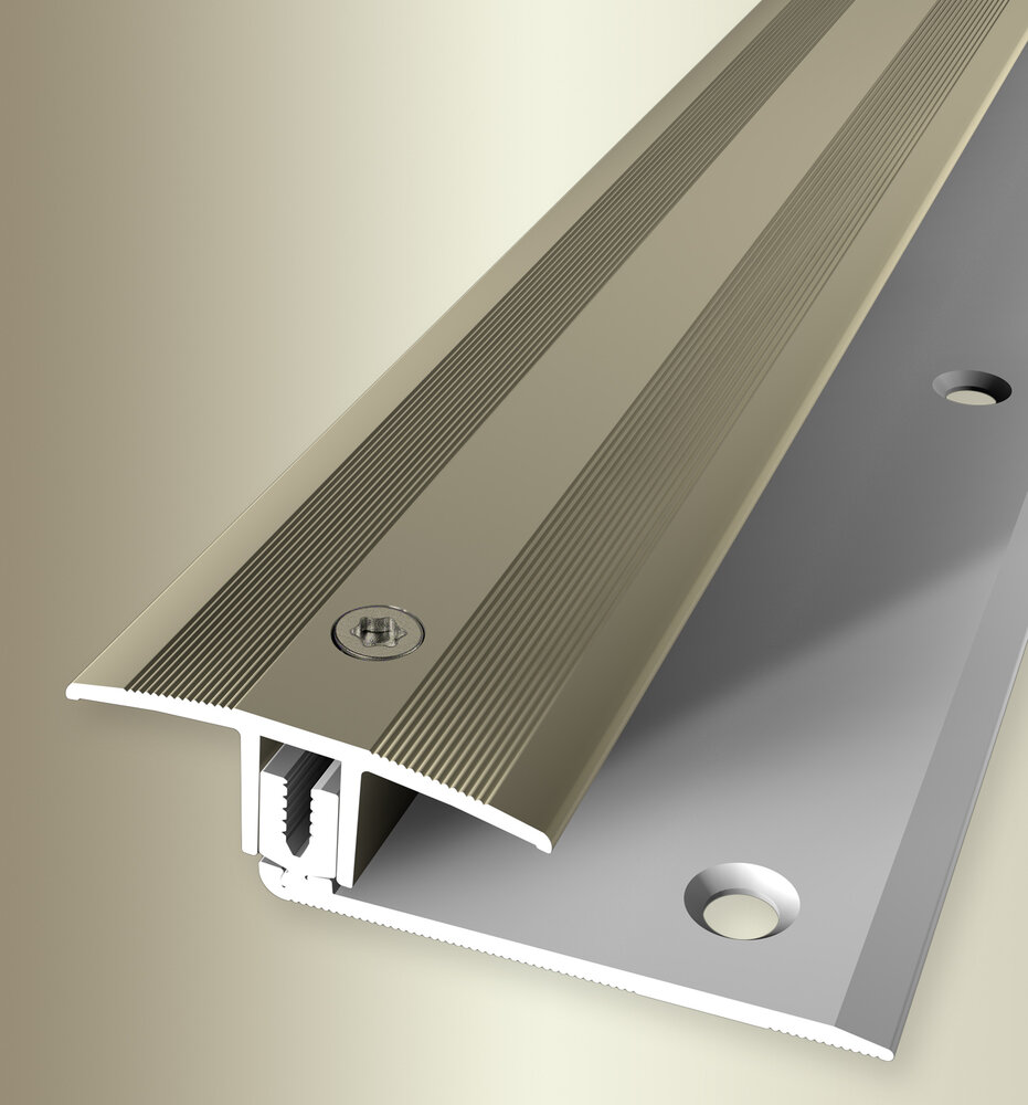 PROVISTON Übergangsprofil Breite 37 mm Einfasshöhe 7 - 17 mm Übergangsschiene