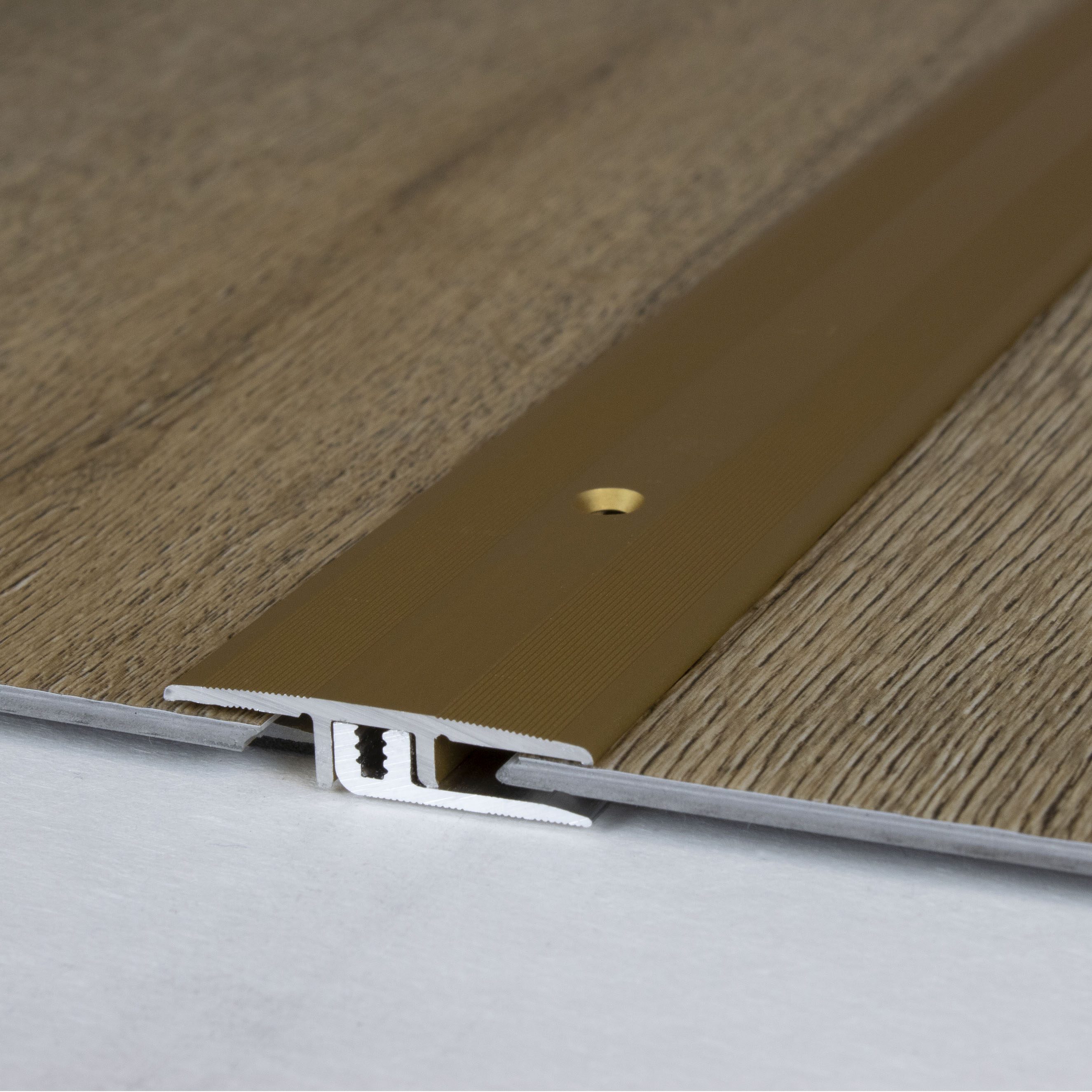 PROVISTON Übergangsprofil Richmond B 33 mm Einfasshöhe 5 - 9 mm Übergangsschiene Alu elox