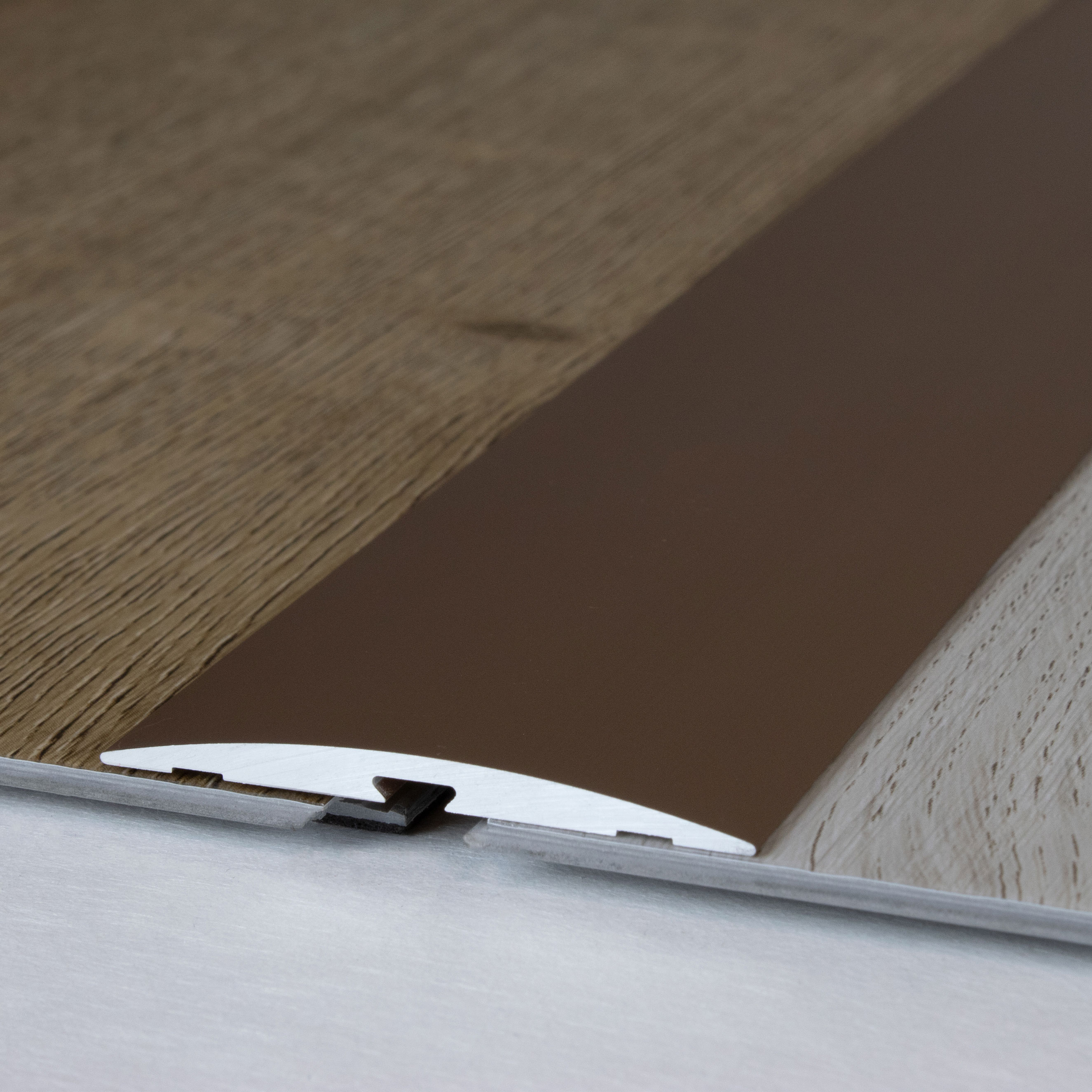 PROVISTON Übergangsprofil Brecht H 4 mm B 50 mm Übergangsschiene Aluminium eloxiert