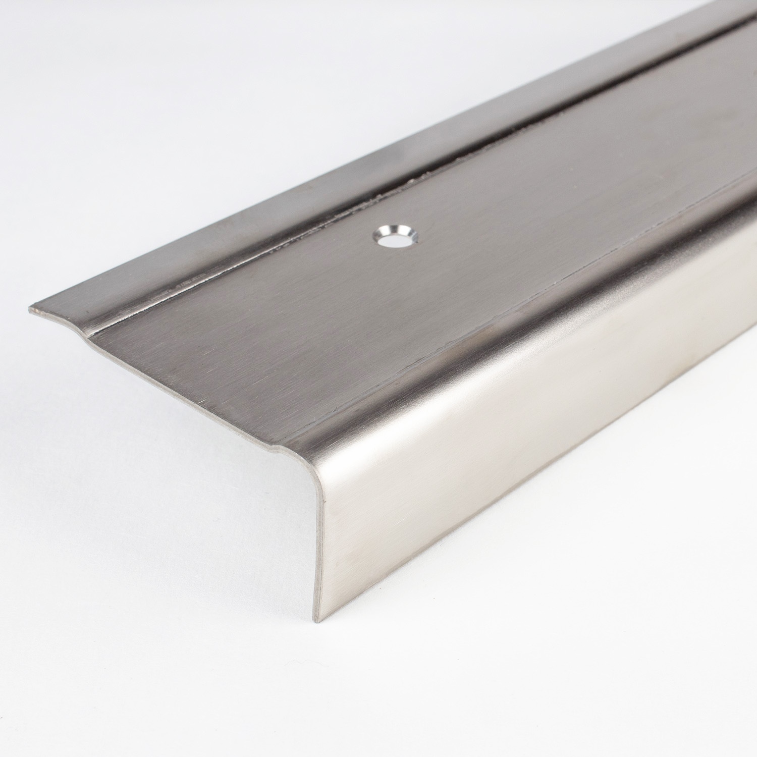 Auer Treppenkanten- & Winkelprofile Mirabella Breite 63 mm Höhe 25 - 45 mm Edelstahl