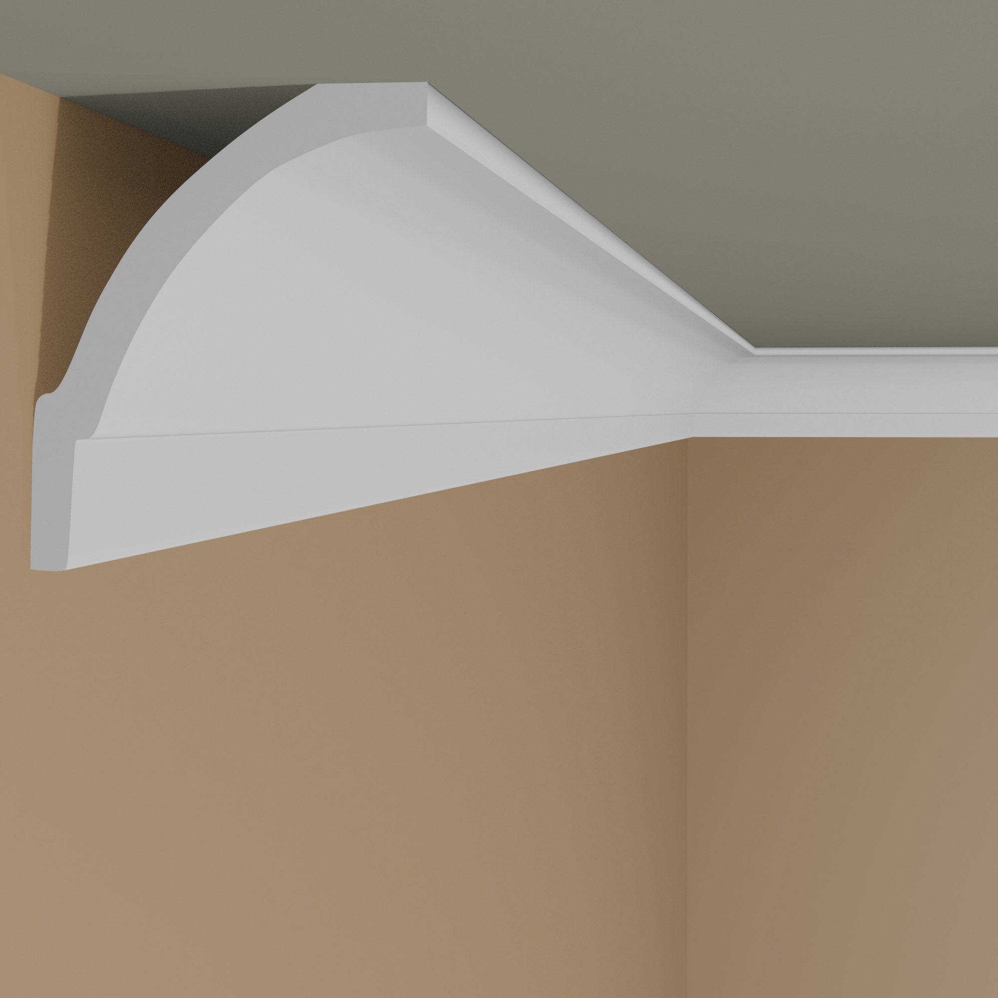 NMC Stuckleiste BW1 NOMASTYL 65 x 60 x 2000 mm Polystyrol weiß Deckenleiste