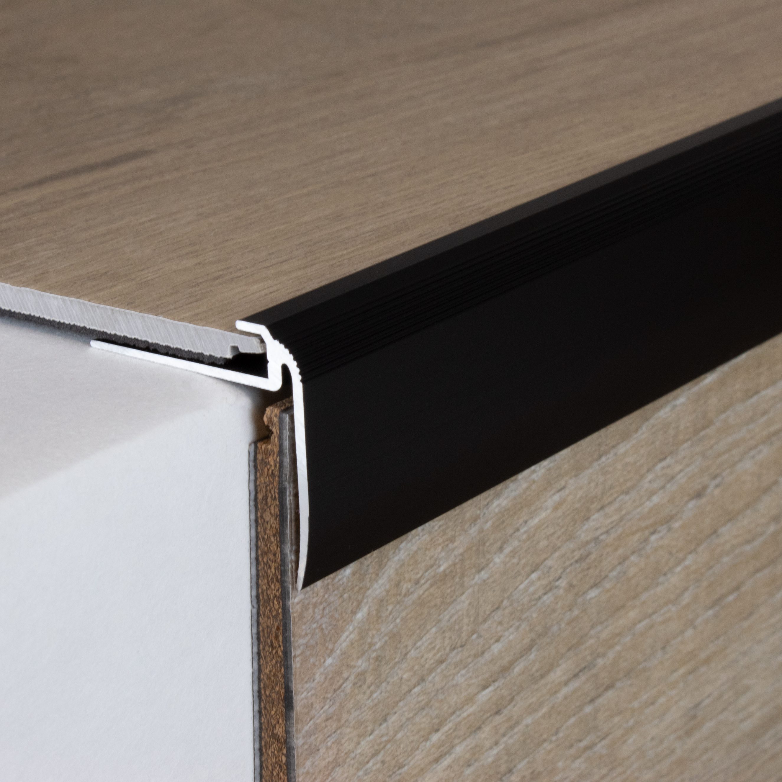 PROVISTON Abschlussprofil Höhe 29 mm Breite 31 mm Einfasshöhe 5 mm Einfassprofil Aluminium