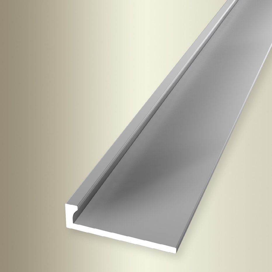 Küberit Einfass- & Abschlussprofile H 6 mm B 21 mm L 2500 mm Einfasshöhe 4.5 mm Alu elox