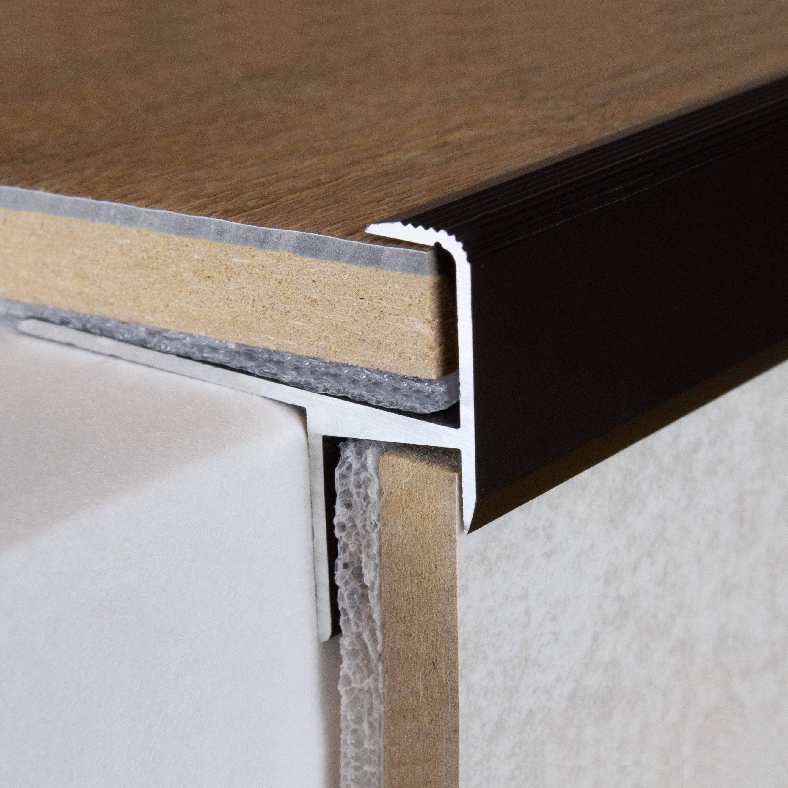 PROVISTON Treppenkanten- & Winkelprofile Cardale H 34.8 mm B 47.8 mm Einfasshöhe 13.3 mm