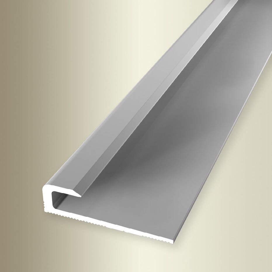 Küberit Einfass- & Abschlussprofile H 8 mm B 30 mm L 2600 mm Einfasshöhe 5 mm Alu elox