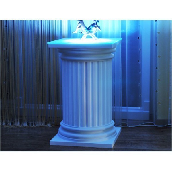 Dekosäule Lipari 386 mit LED blau