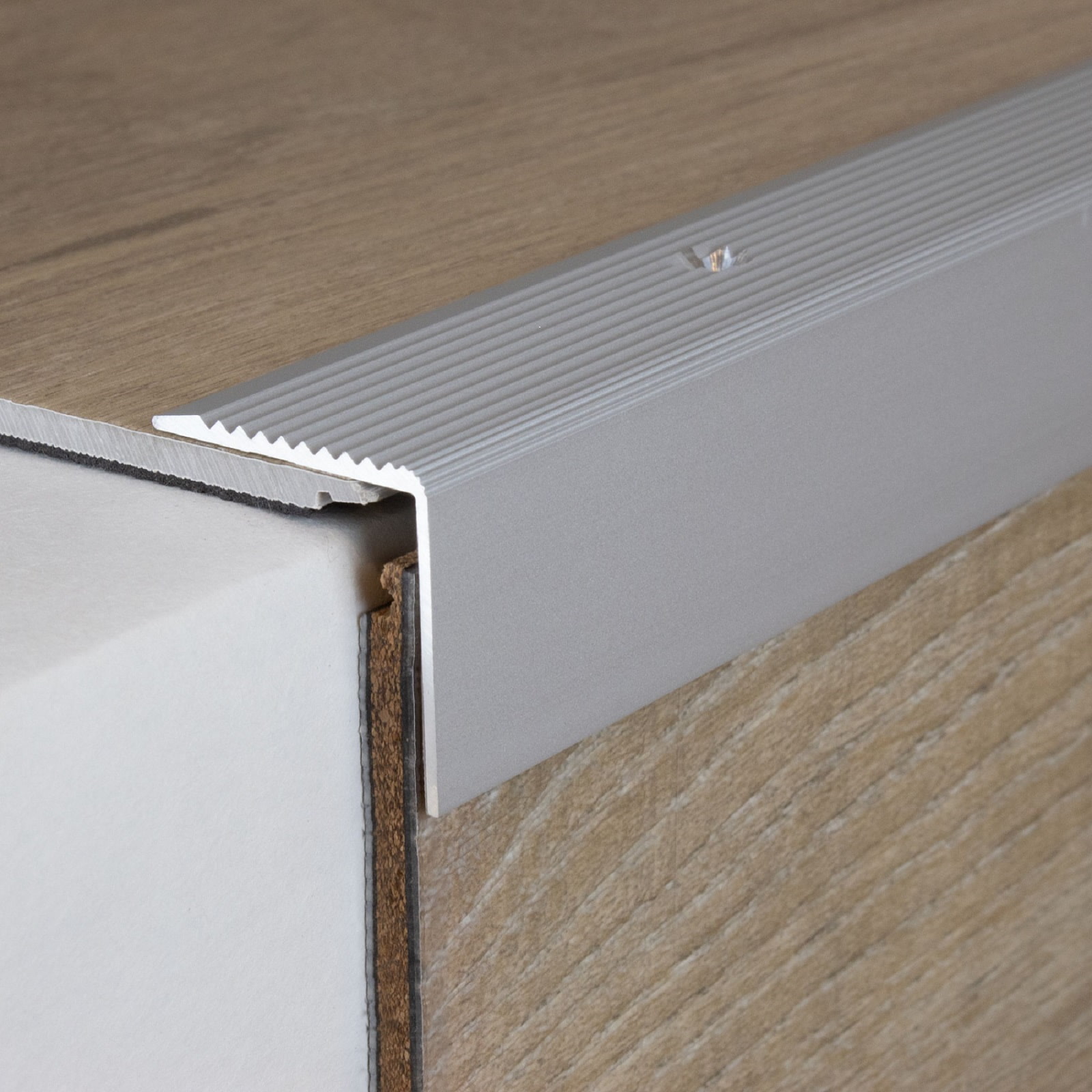 PROVISTON Treppenkanten- & Winkelprofile Severina Höhe 30 mm Breite 30 mm Aluminium