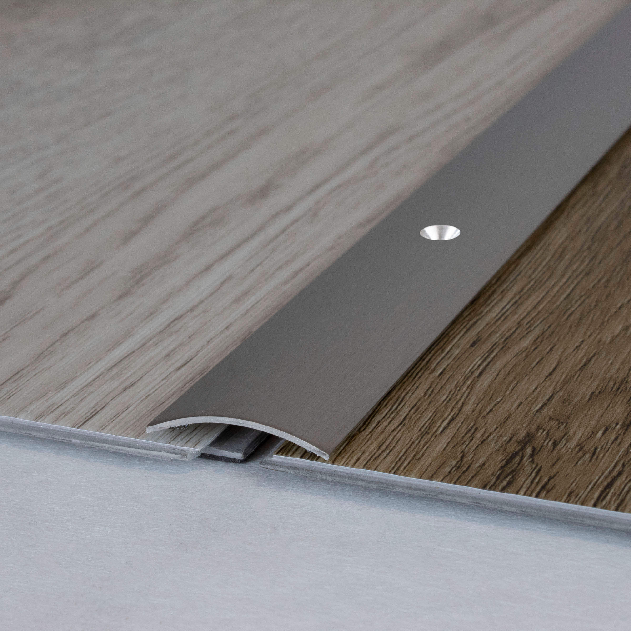 PROVISTON Übergangsprofil Rotterdam Breite 28 mm Übergangsschiene Edelstahl