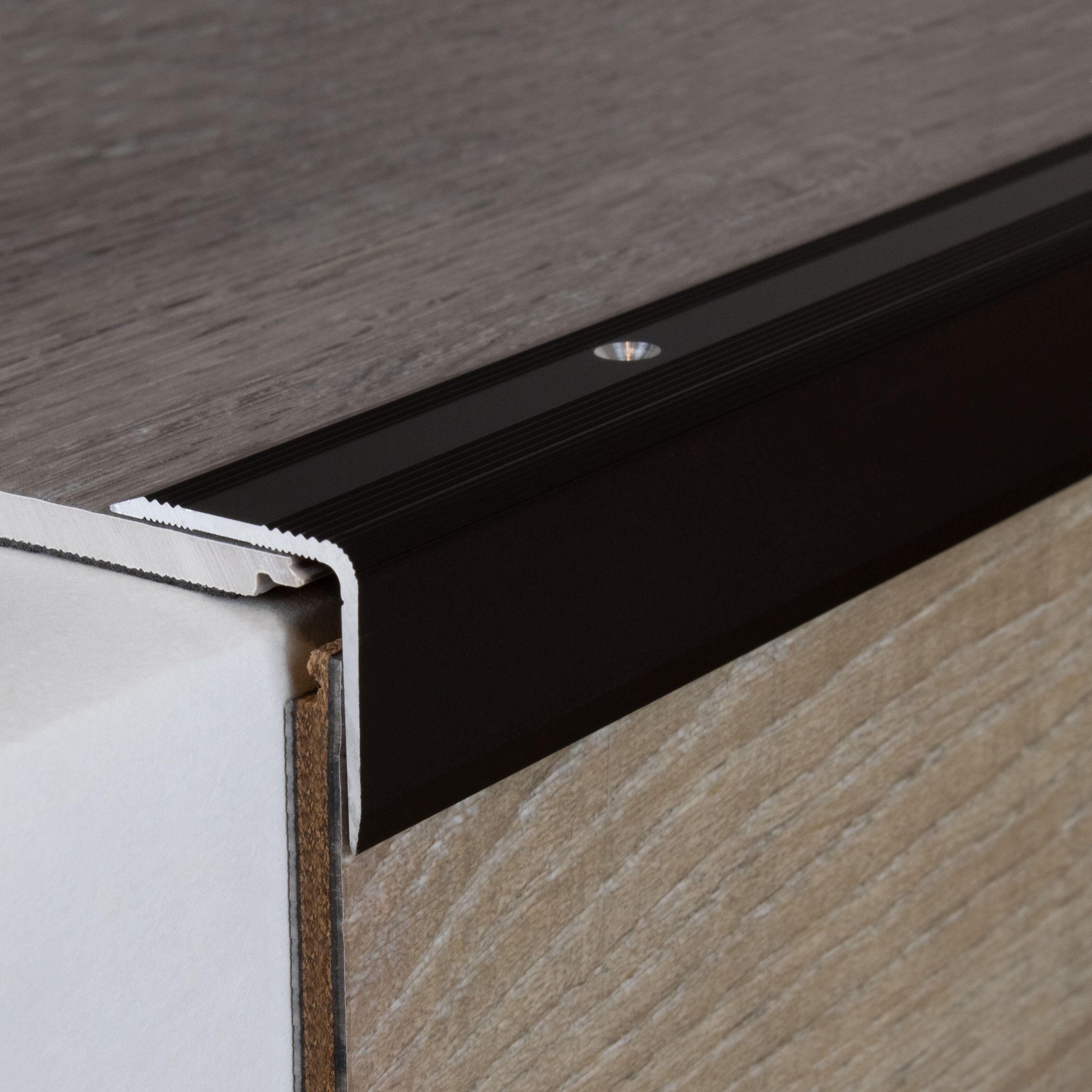 PROVISTON Treppenkanten- & Winkelprofile Orvieto Höhe 29 mm Breite 27 mm Aluminium eloxiert