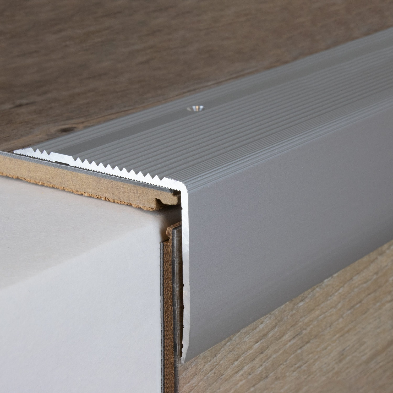 PROVISTON Treppenkanten- & Winkelprofile Höhe 55 mm Breite 69 mm Aluminium eloxiert