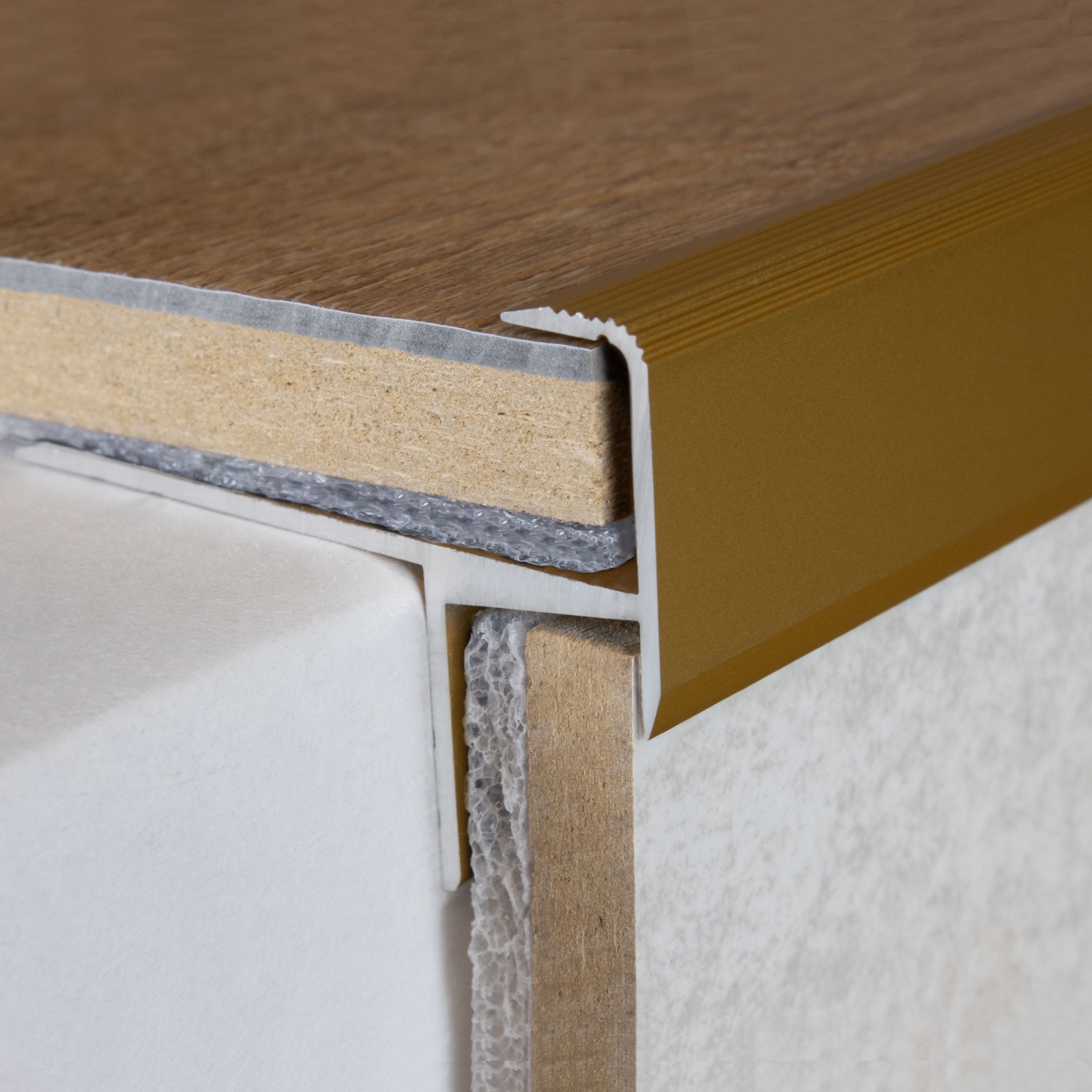 PROVISTON Treppenkanten- & Winkelprofile Cardale H 34.8 mm B 47.8 mm Einfasshöhe 13.3 mm