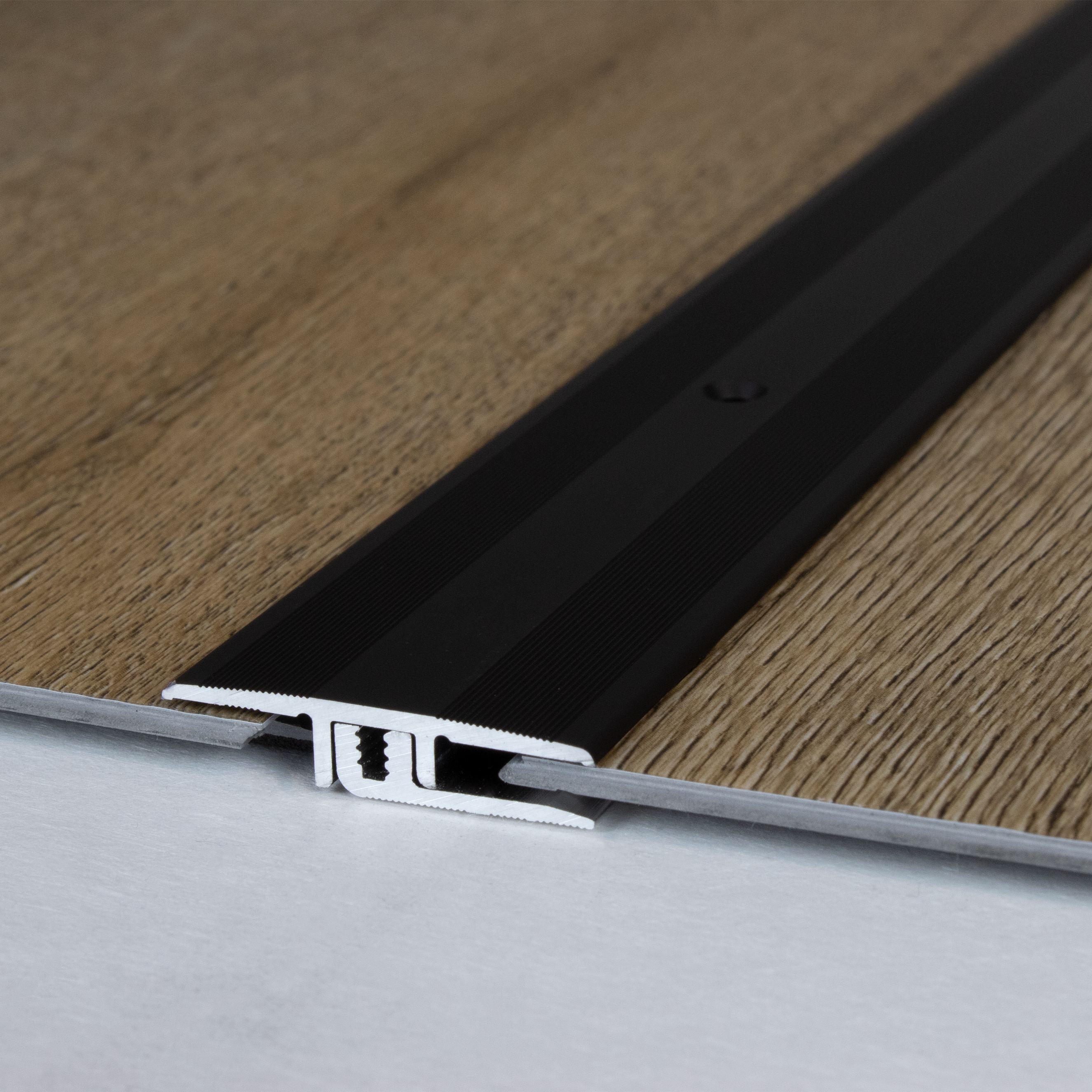 PROVISTON Übergangsprofil Richmond B 33 mm Einfasshöhe 5 - 9 mm Übergangsschiene Alu elox