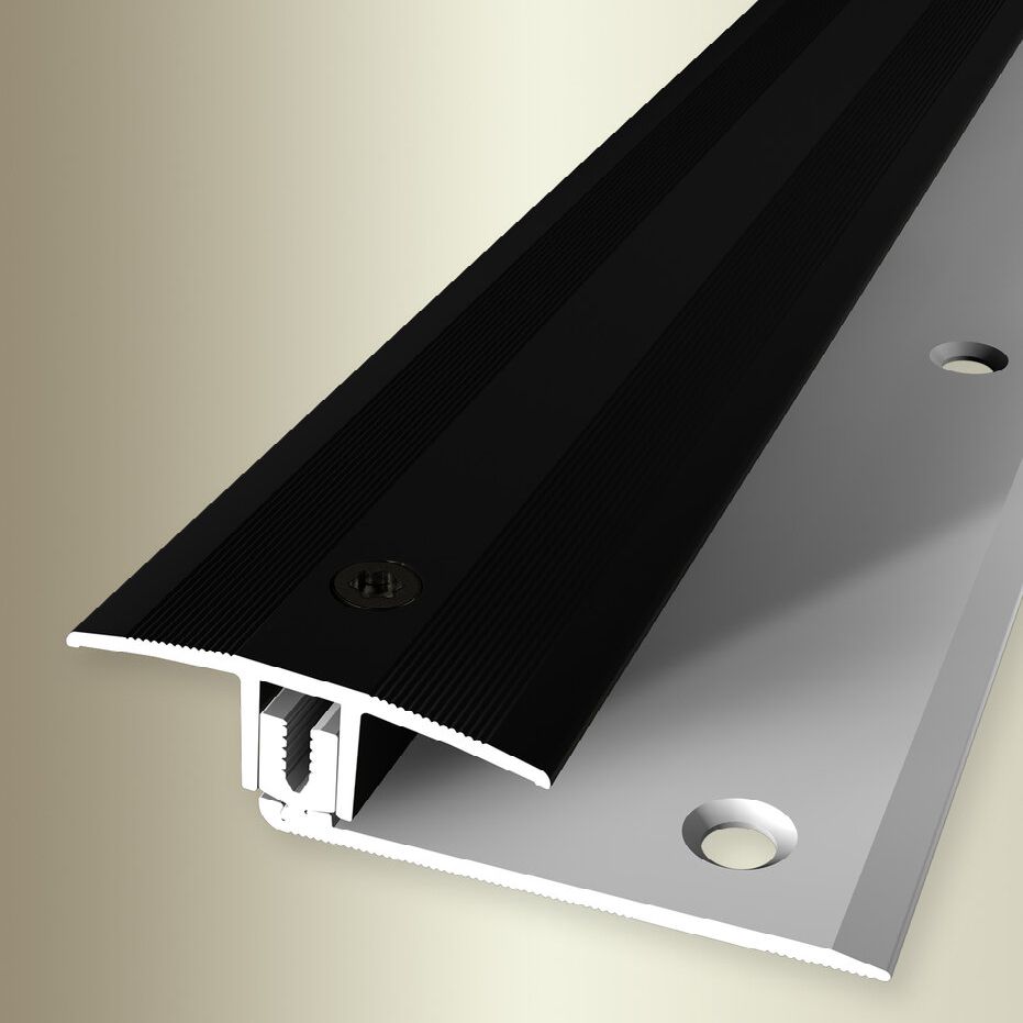 Küberit Übergangsprofil B 37 mm Einfasshöhe 7 - 17 mm Übergangsschiene Aluminium eloxiert