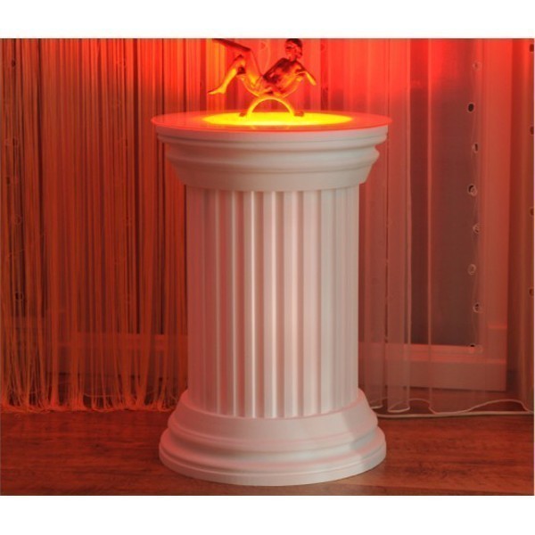 Dekosäule Rosarno 386 mit LED rot