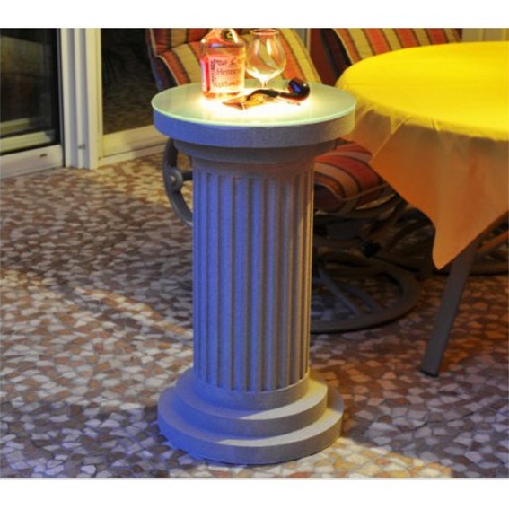 Dekosäule San Luca 386 beschichtet mit LED weiß