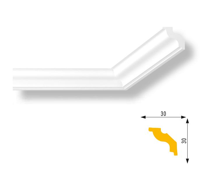 Stuckleiste "Marbet E22" (Stuckleisten aus Hart-Styropor)